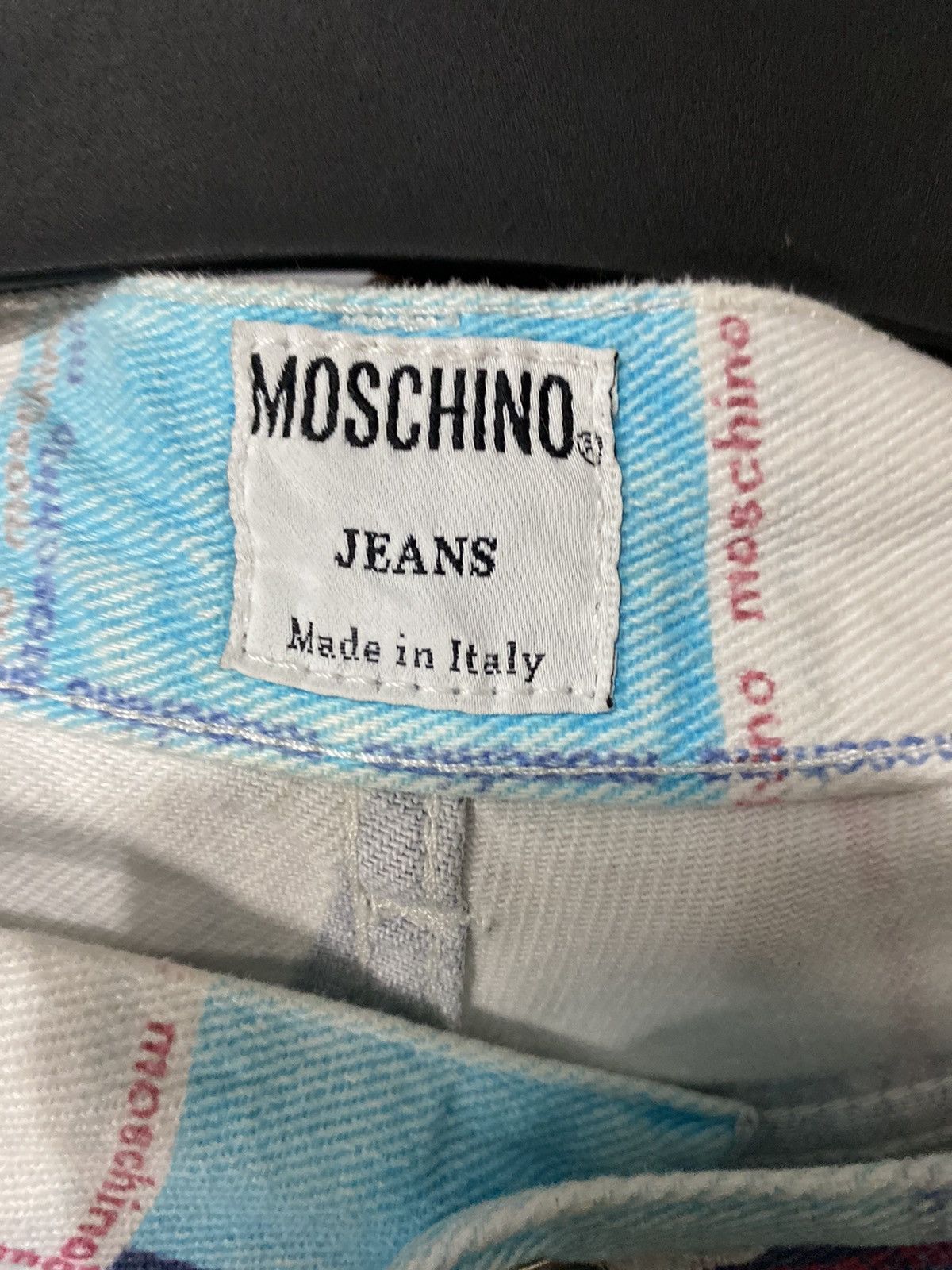 Designer × Moschino × Vintage Moschino Jeans Love & Peace 90s Pants Size US 32 / EU 48 - 7 Thumbnail