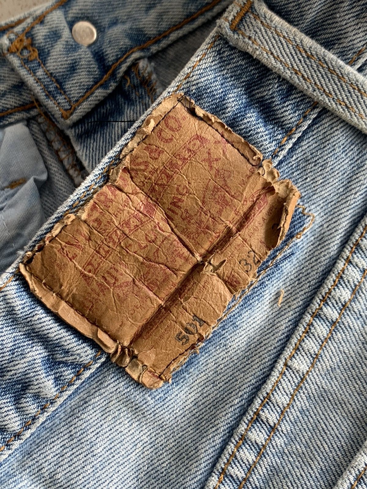 Levi's Vintage Levis 501 Made in Usa Distressed Denim Jeans Size US 30 / EU 46 - 9 Thumbnail