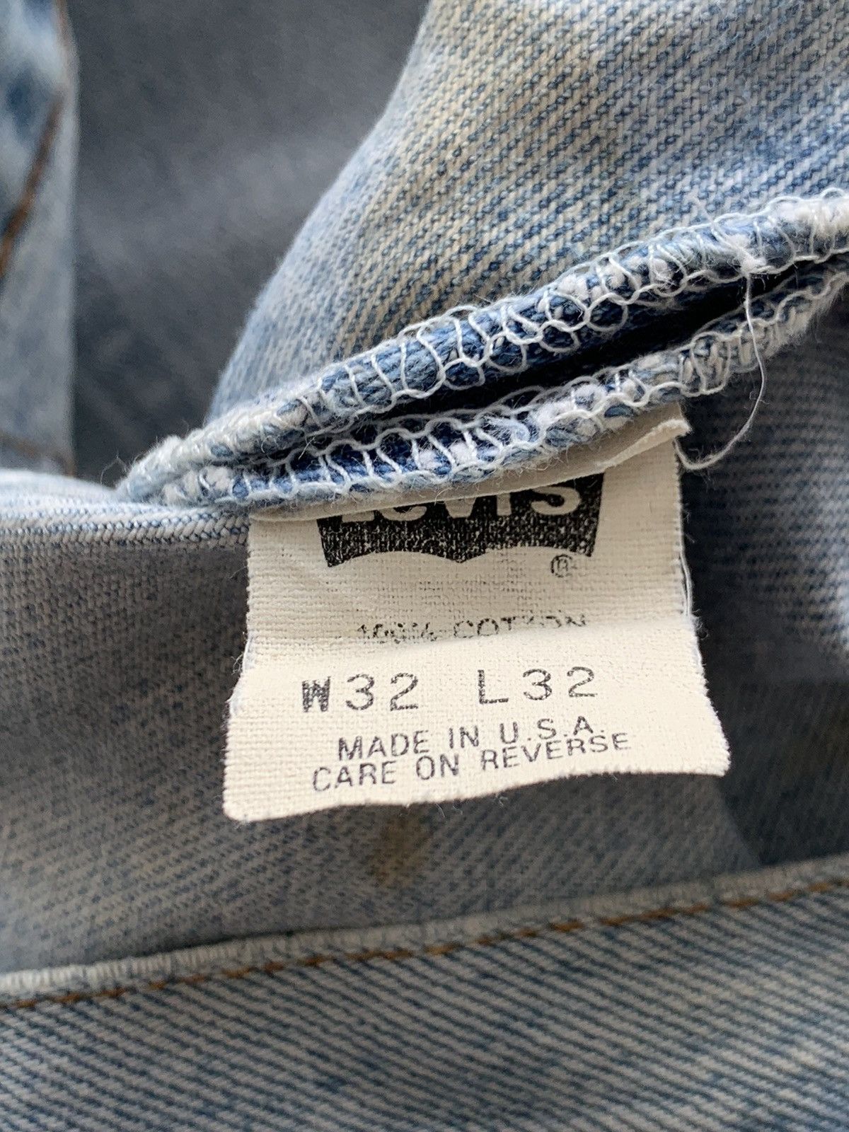 Levi's Vintage Levis 501 Made in Usa Distressed Denim Jeans Size US 30 / EU 46 - 10 Thumbnail