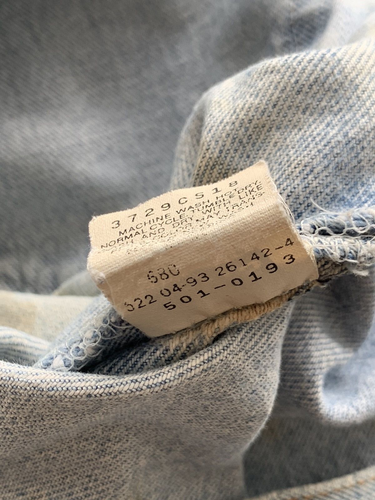 Levi's Vintage Levis 501 Made in Usa Distressed Denim Jeans Size US 30 / EU 46 - 11 Thumbnail