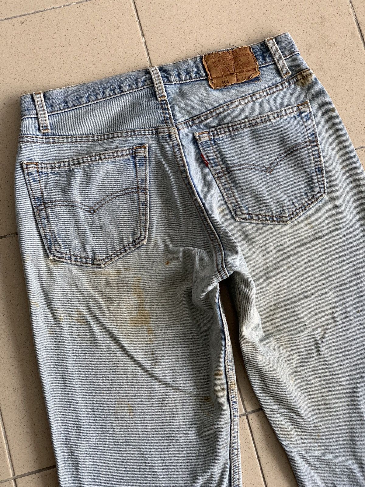 Levi's Vintage Levis 501 Made in Usa Distressed Denim Jeans Size US 30 / EU 46 - 6 Thumbnail
