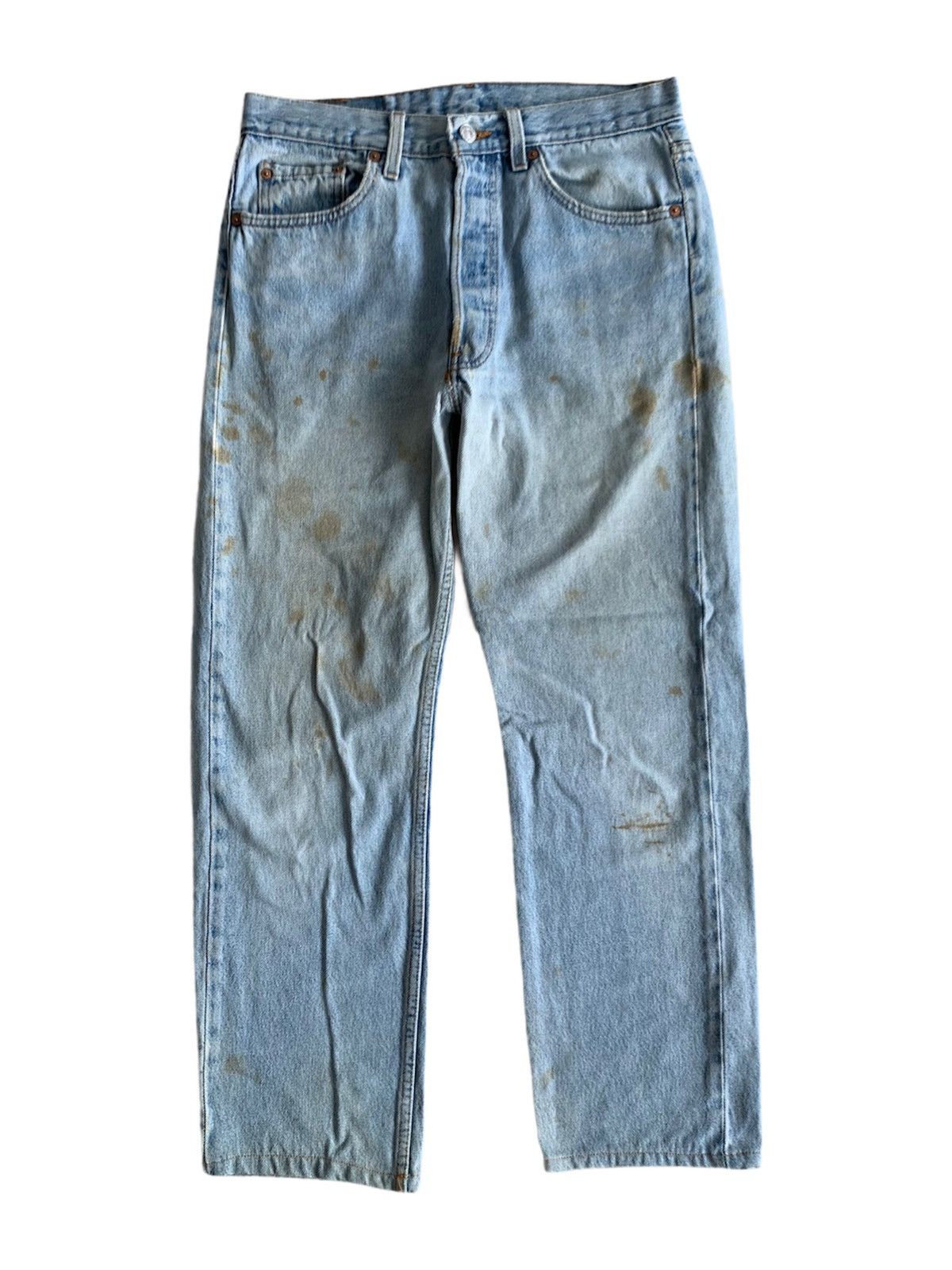 Levi's Vintage Levis 501 Made in Usa Distressed Denim Jeans Size US 30 / EU 46 - 1 Thumbnail