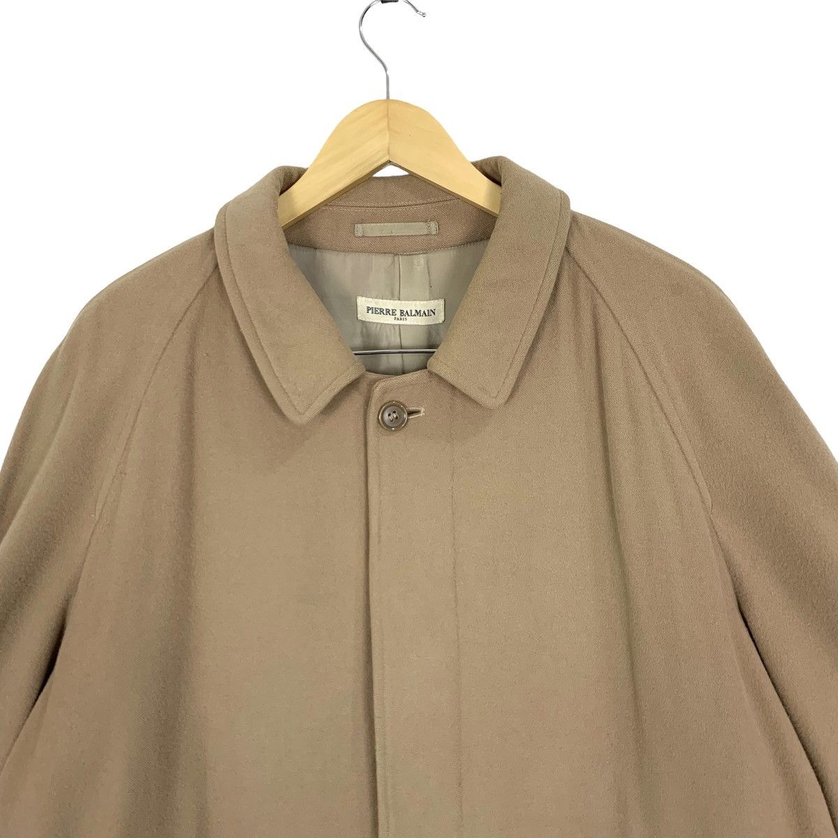 Balmain × Pierre Balmain Vintage Pierre Balmain Paris Wool Cashmere Long Coat Jacket Size L / US 10 / IT 46 - 2 Thumbnail