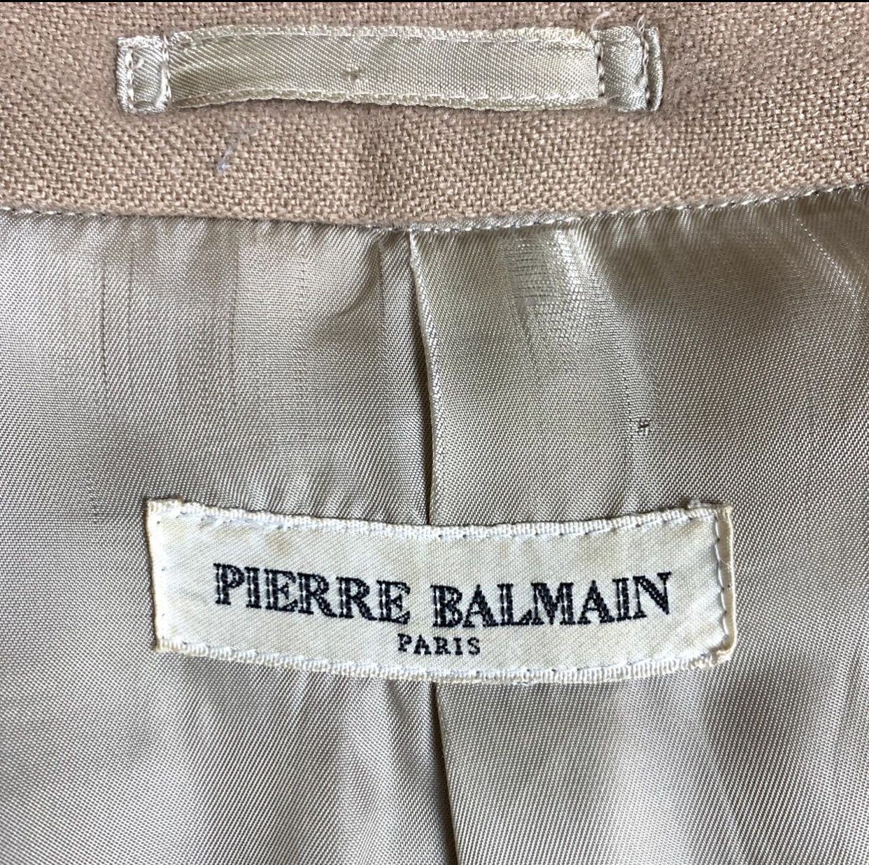 Balmain × Pierre Balmain Vintage Pierre Balmain Paris Wool Cashmere Long Coat Jacket Size L / US 10 / IT 46 - 9 Thumbnail