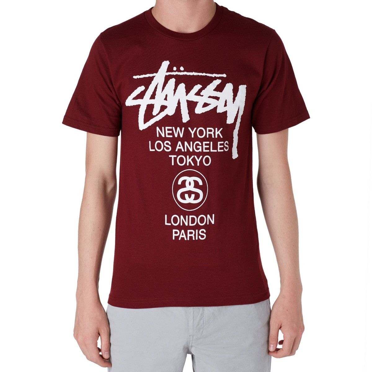 Stussy Stussy world tour tee Size US S / EU 44-46 / 1 - 1 Thumbnail