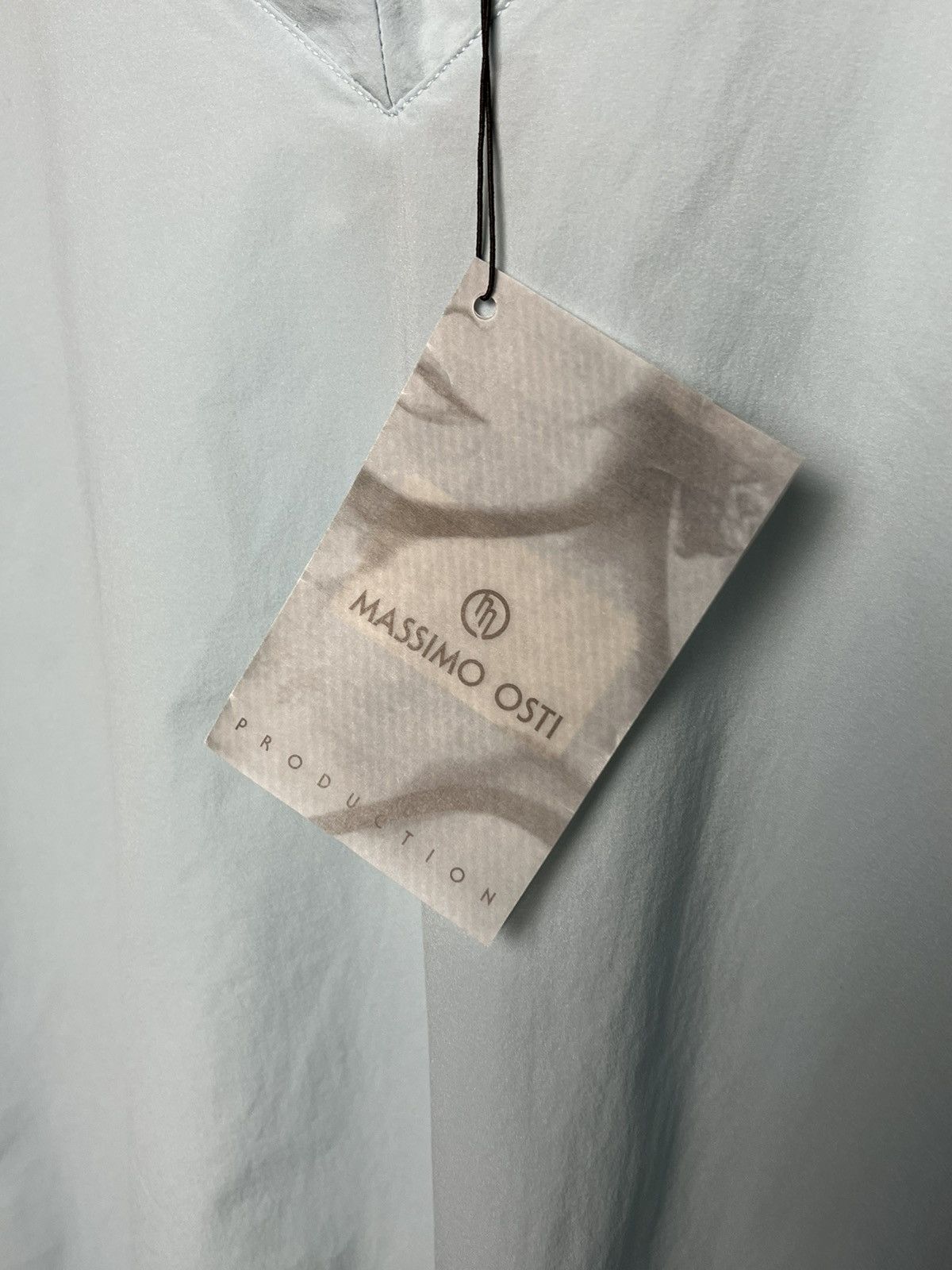 Stone Island osti stone island vintage baby blue v-neck t-shirt Size US M / EU 48-50 / 2 - 3 Thumbnail