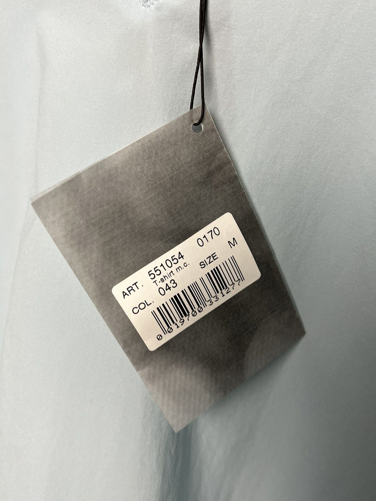 Stone Island osti stone island vintage baby blue v-neck t-shirt Size US M / EU 48-50 / 2 - 10 Thumbnail