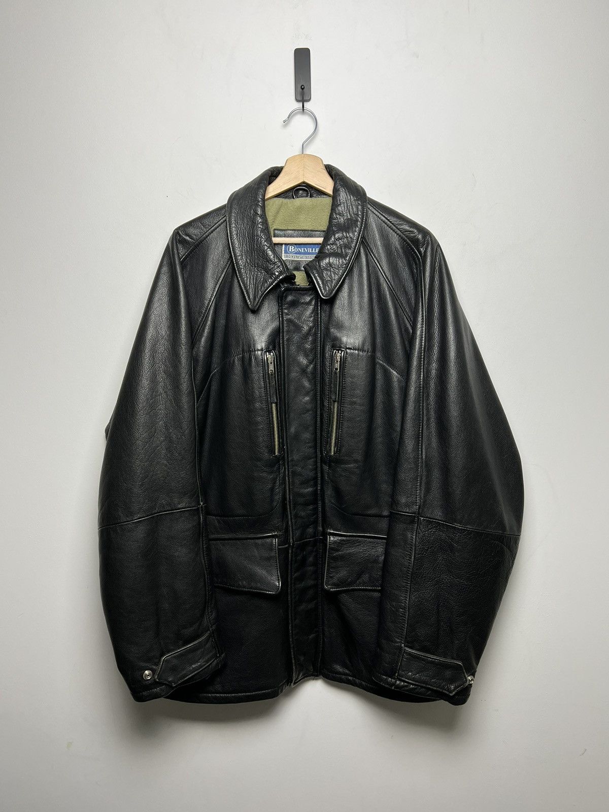 Boneville archive heavy duty leather jacket Size US XL / EU 56 / 4 - 3 Thumbnail