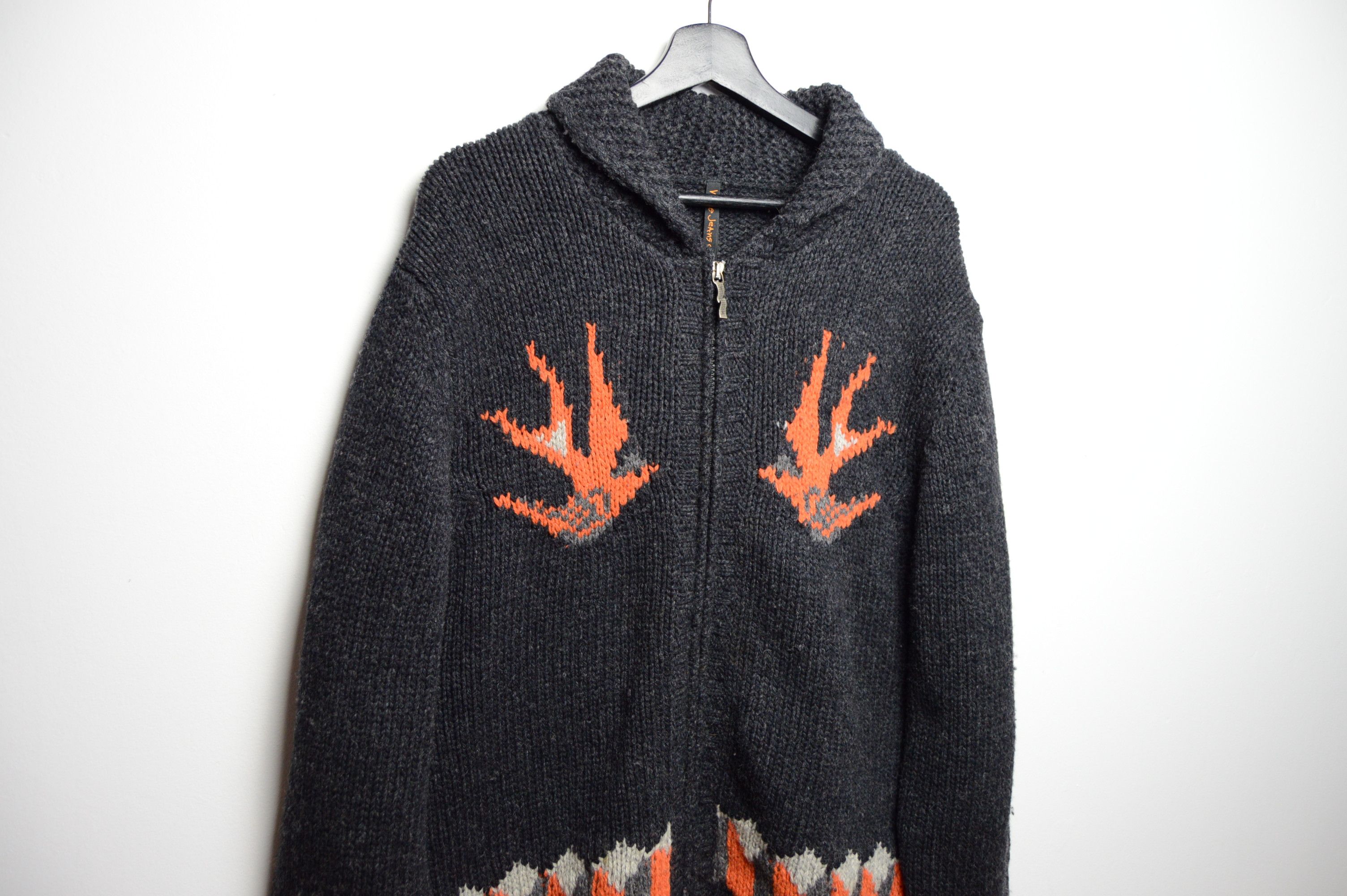 Nudie Jeans nudie nudie wool swallows chunky sweater kapital visvim Size US L / EU 52-54 / 3 - 3 Thumbnail