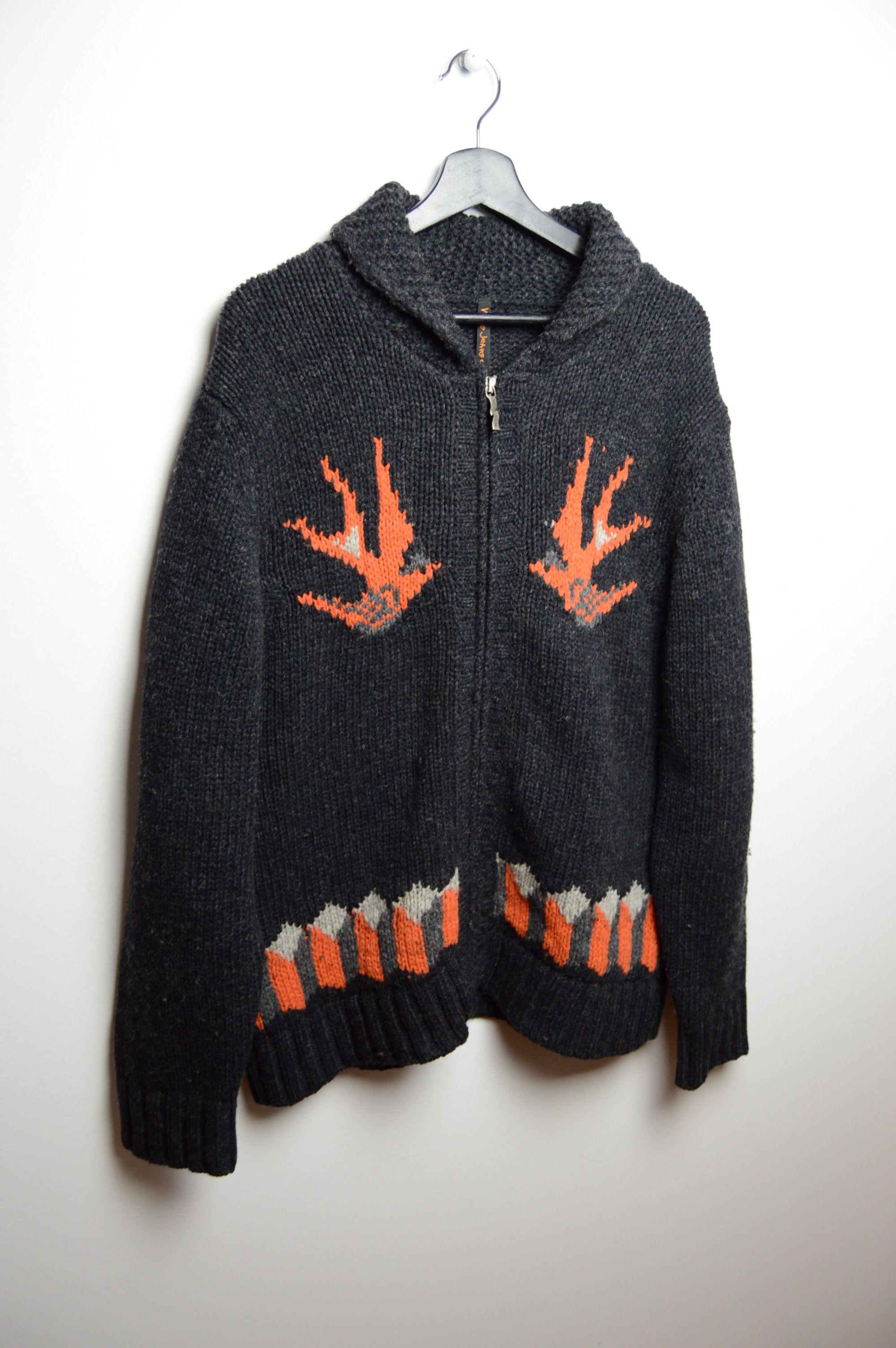 Nudie Jeans nudie nudie wool swallows chunky sweater kapital visvim Size US L / EU 52-54 / 3 - 5 Thumbnail
