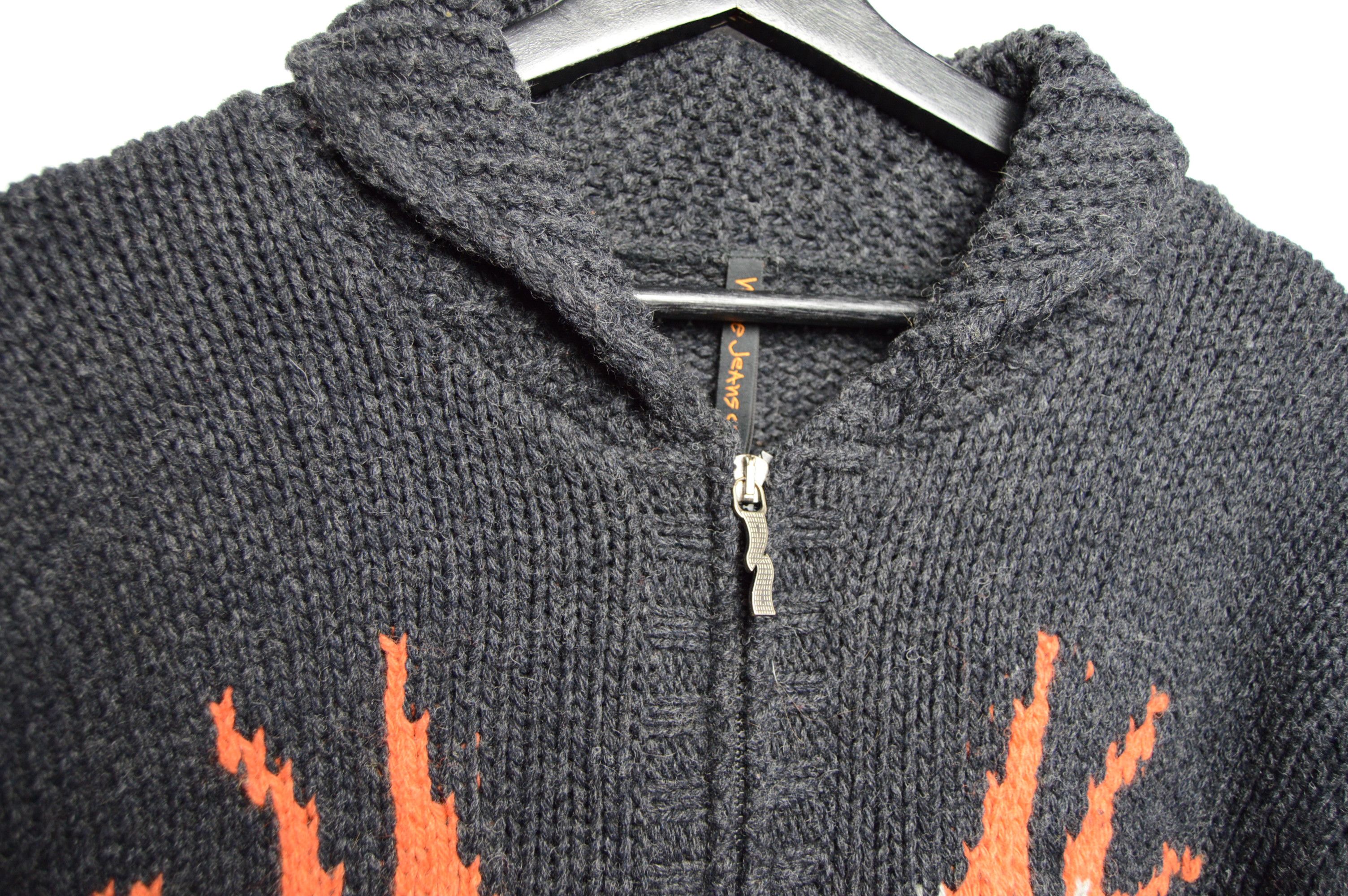 Nudie Jeans nudie nudie wool swallows chunky sweater kapital visvim Size US L / EU 52-54 / 3 - 8 Thumbnail
