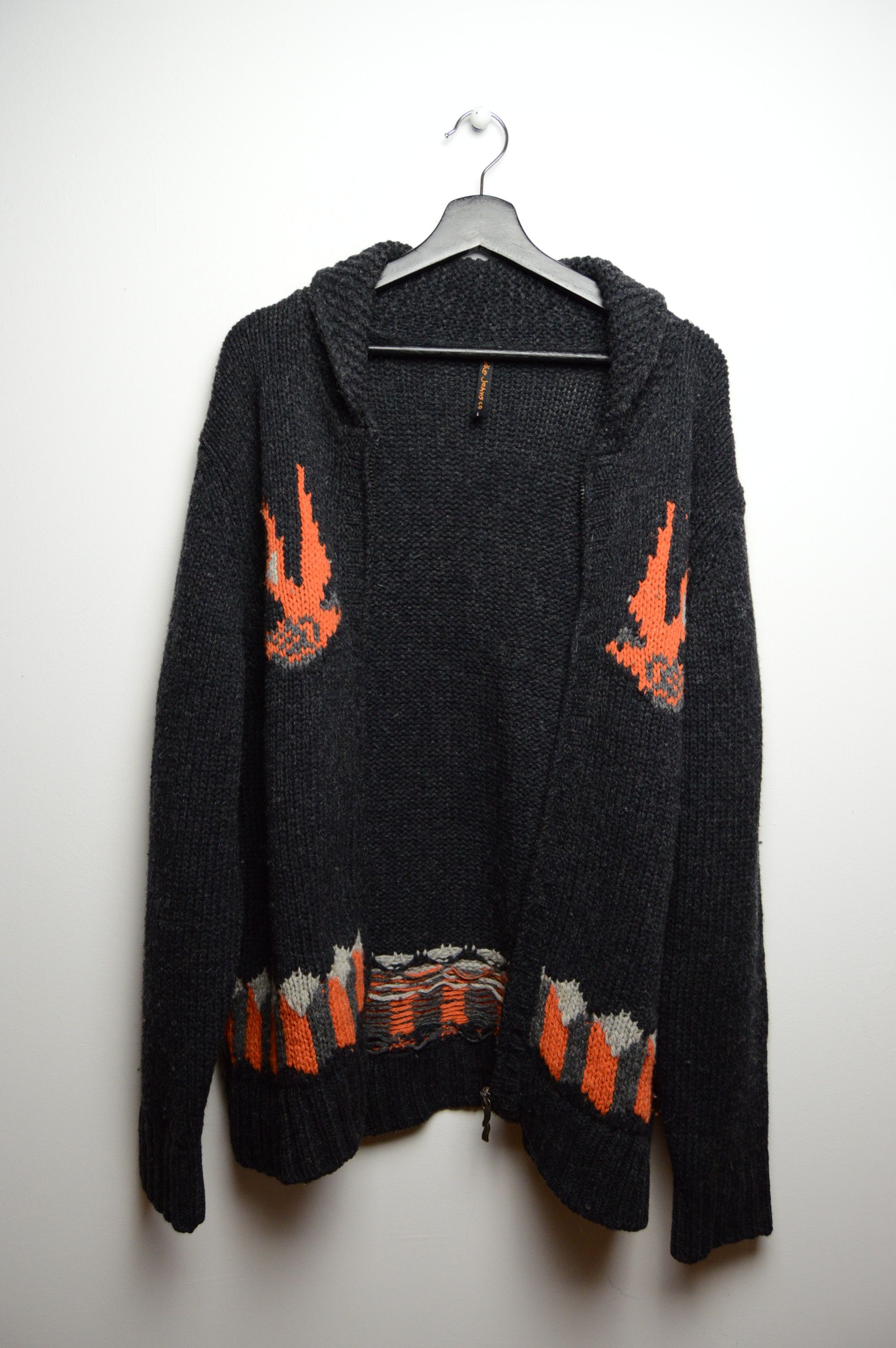 Nudie Jeans nudie nudie wool swallows chunky sweater kapital visvim Size US L / EU 52-54 / 3 - 2 Thumbnail