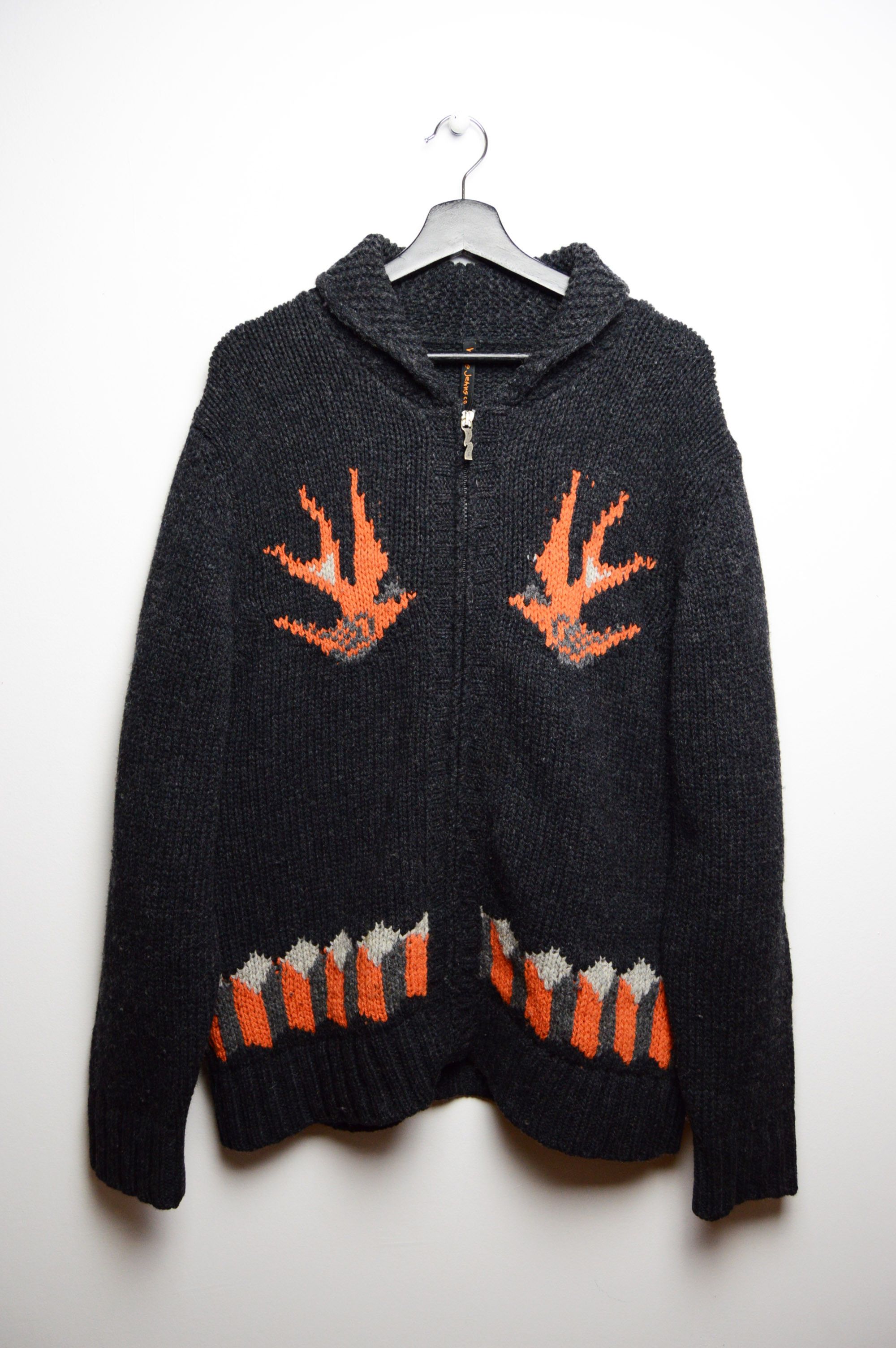 Nudie Jeans nudie nudie wool swallows chunky sweater kapital visvim Size US L / EU 52-54 / 3 - 1 Thumbnail
