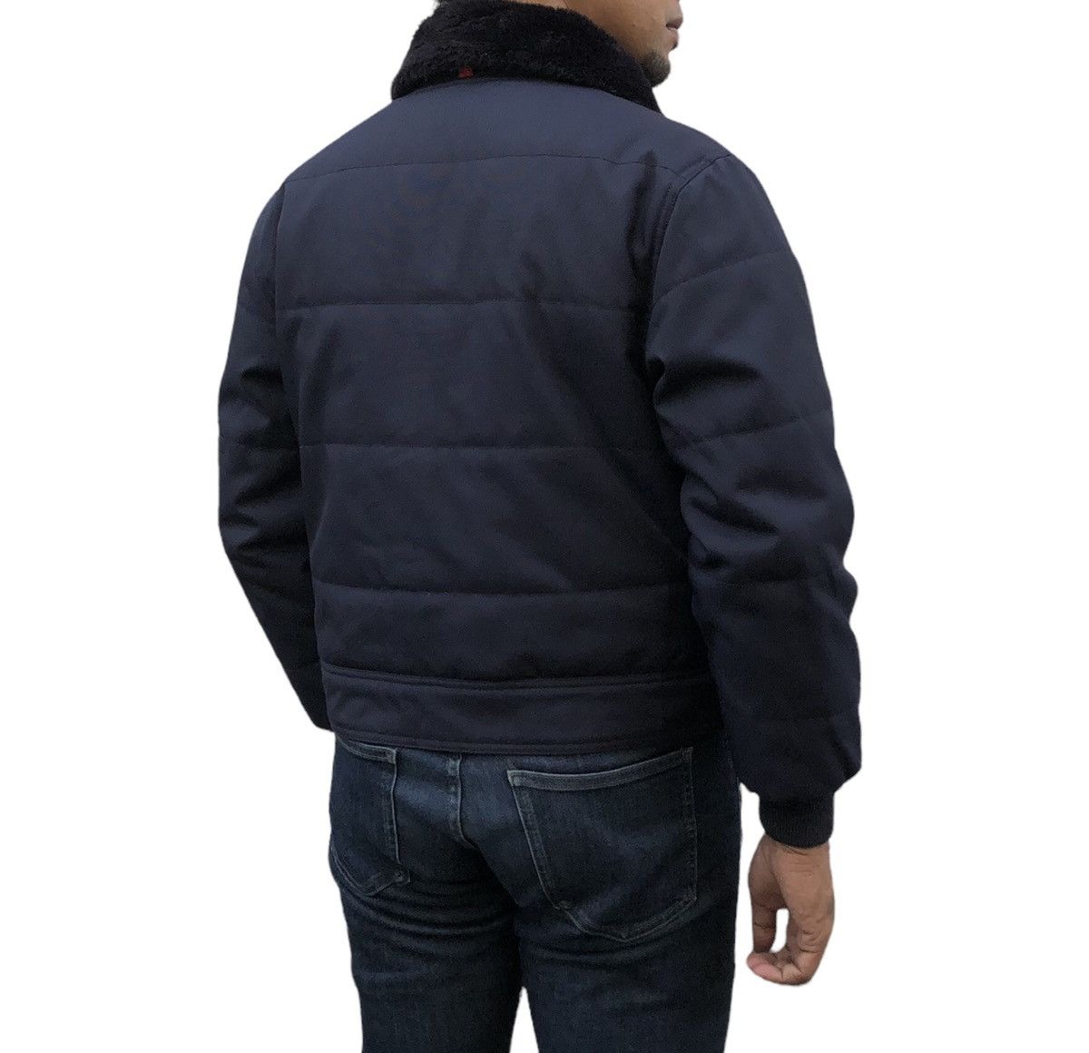 Polo Ralph Lauren VTG 90s Polo Jeans Co. Ralph Lauren Fur Collar Puffer Jacket Size US M / EU 48-50 / 2 - 3 Thumbnail