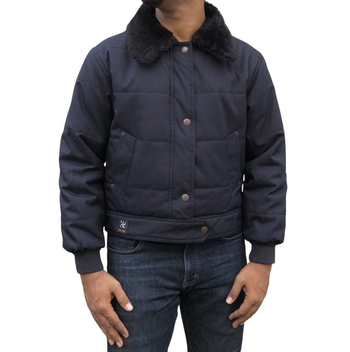 Polo Ralph Lauren VTG 90s Polo Jeans Co. Ralph Lauren Fur Collar Puffer Jacket Size US M / EU 48-50 / 2 - 2 Thumbnail