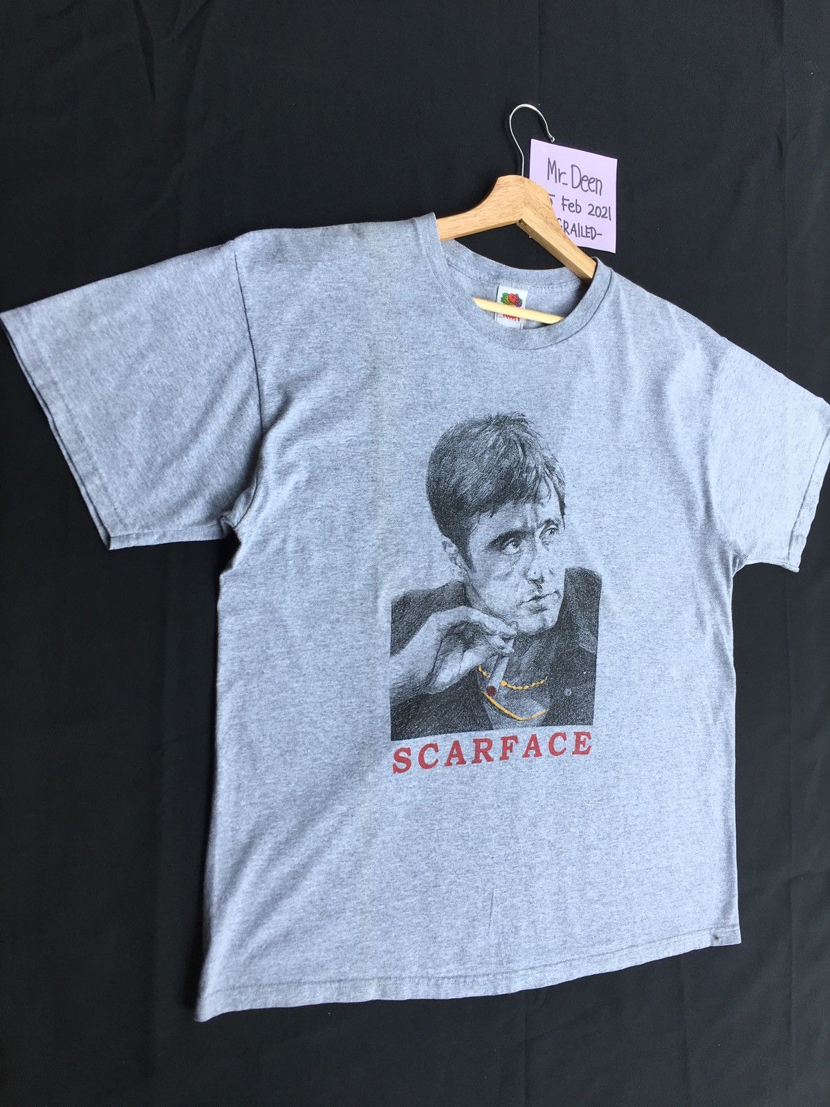 Vintage Rare Vintage Scarface Photo Tee Al Pacino Size US XL / EU 56 / 4 - 4 Thumbnail