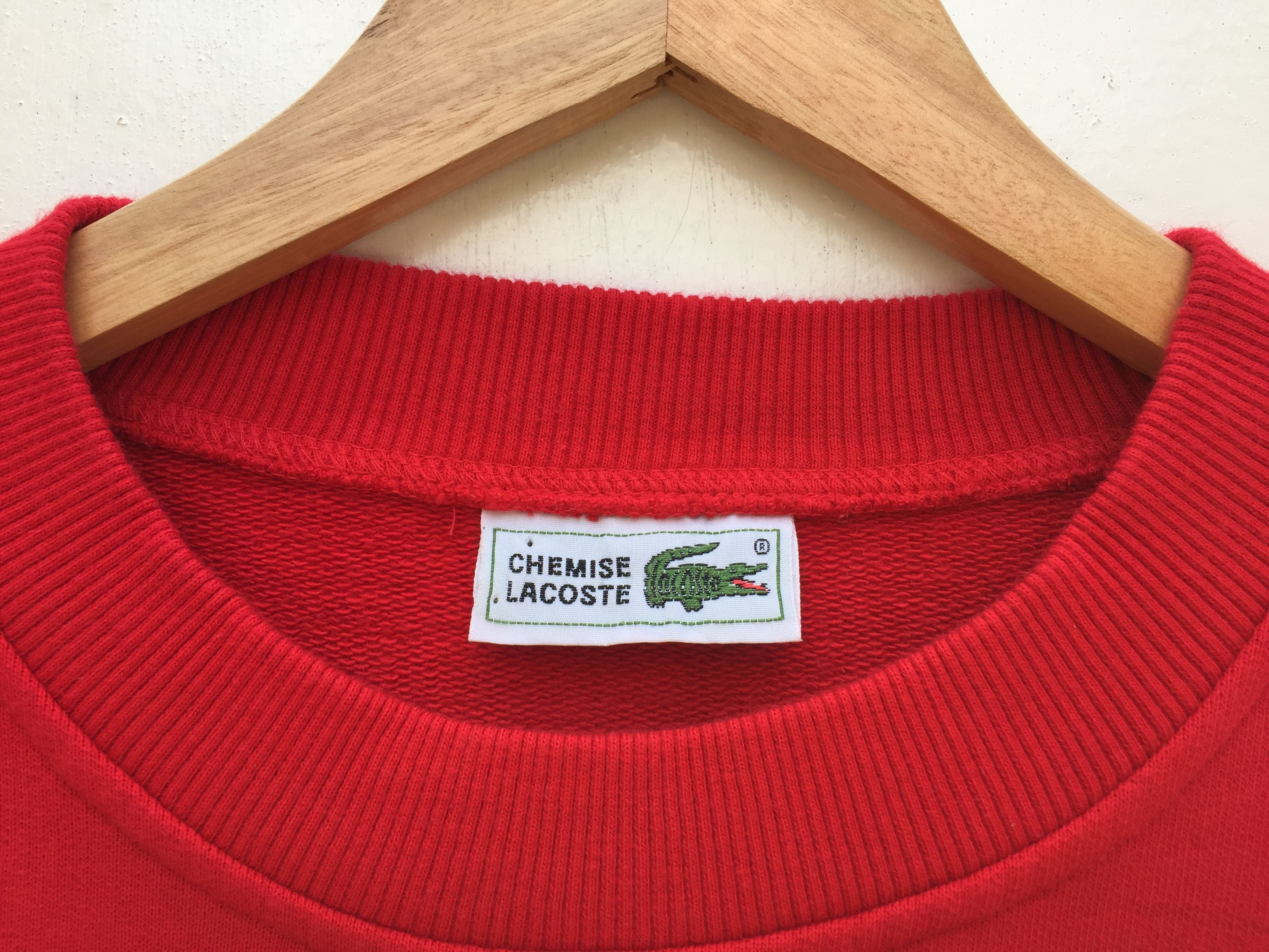 Lacoste LACOSTE Sweatshirt Big Logo Embroidery Style Sweatshirt Size US L / EU 52-54 / 3 - 6 Thumbnail