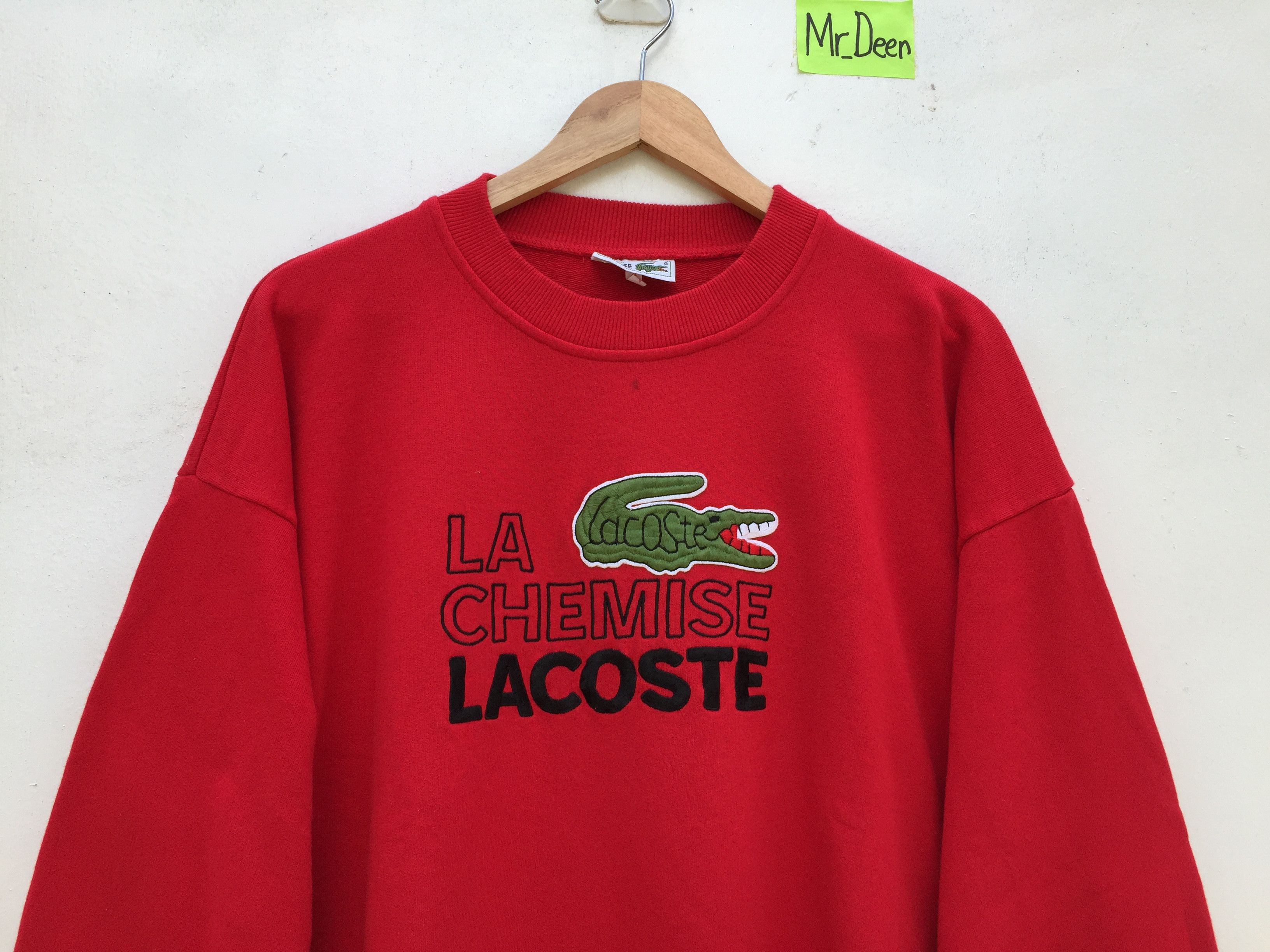 Lacoste LACOSTE Sweatshirt Big Logo Embroidery Style Sweatshirt Size US L / EU 52-54 / 3 - 4 Thumbnail