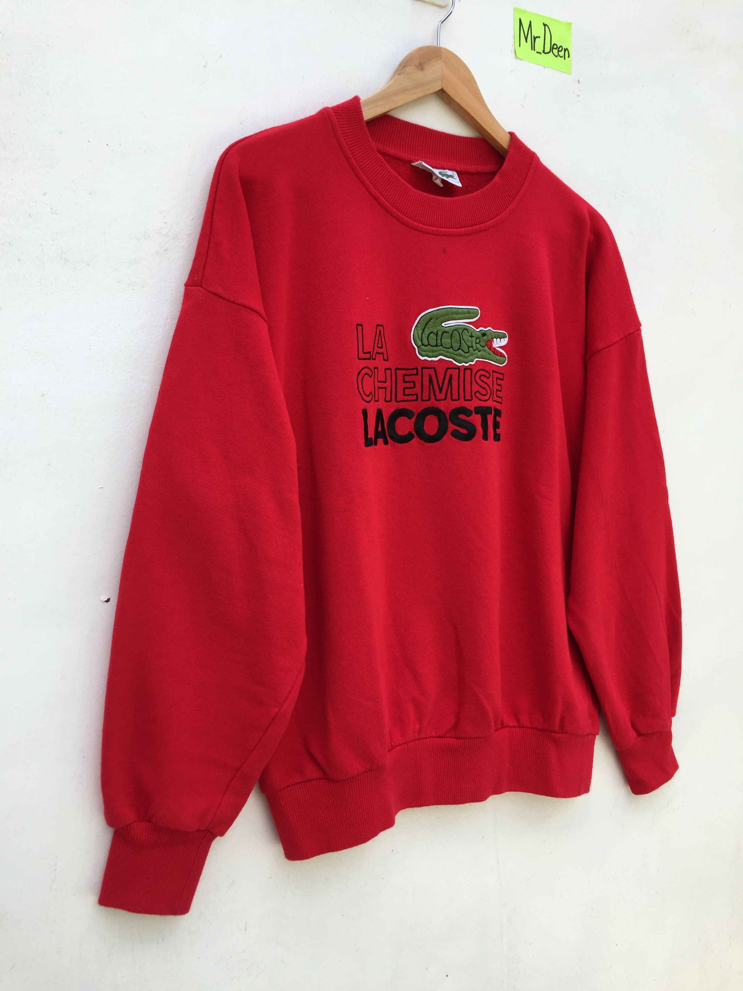 Lacoste LACOSTE Sweatshirt Big Logo Embroidery Style Sweatshirt Size US L / EU 52-54 / 3 - 2 Thumbnail