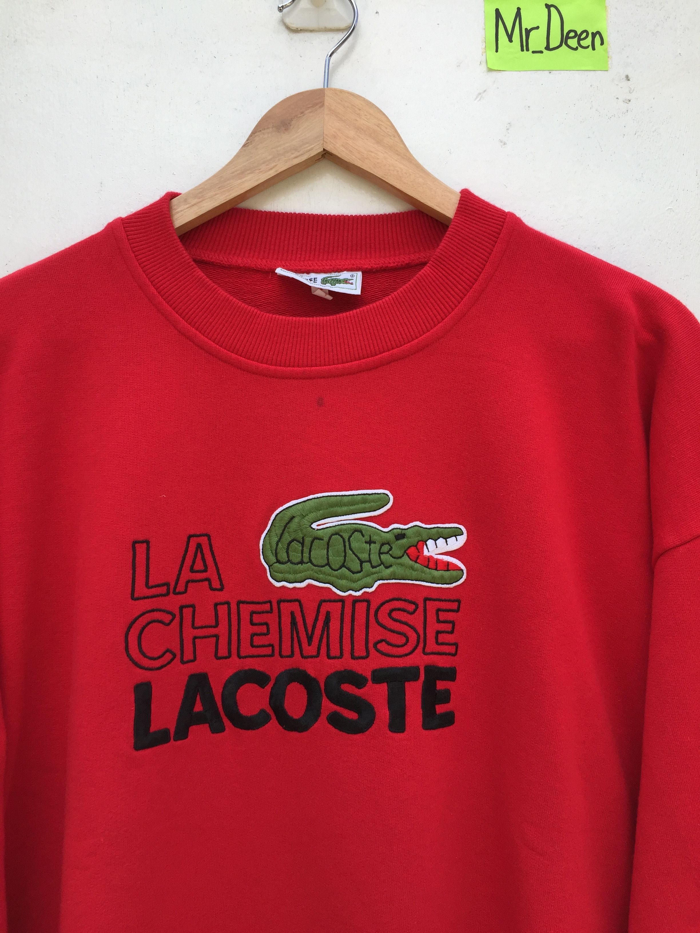 Lacoste LACOSTE Sweatshirt Big Logo Embroidery Style Sweatshirt Size US L / EU 52-54 / 3 - 5 Thumbnail