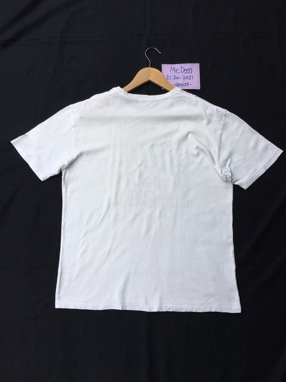Burberry Rare Burberry Black Label Biglogo Spellout Tee Size US M / EU 48-50 / 2 - 14 Thumbnail