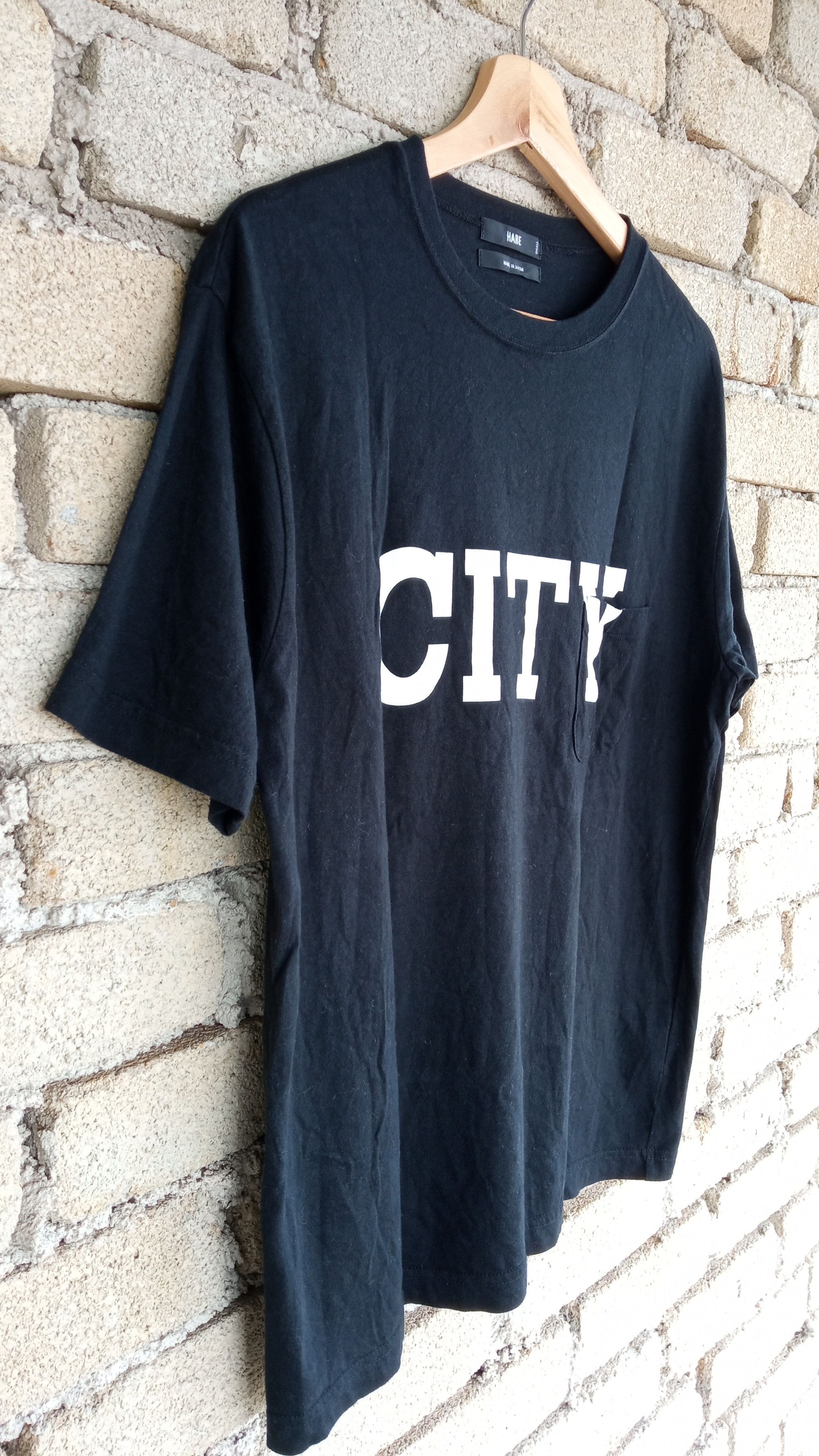 HARE × Japanese Brand 🔥🔥Hare 'City' Spell Out Small Pocket T-Shirt Size US S / EU 44-46 / 1 - 5 Thumbnail