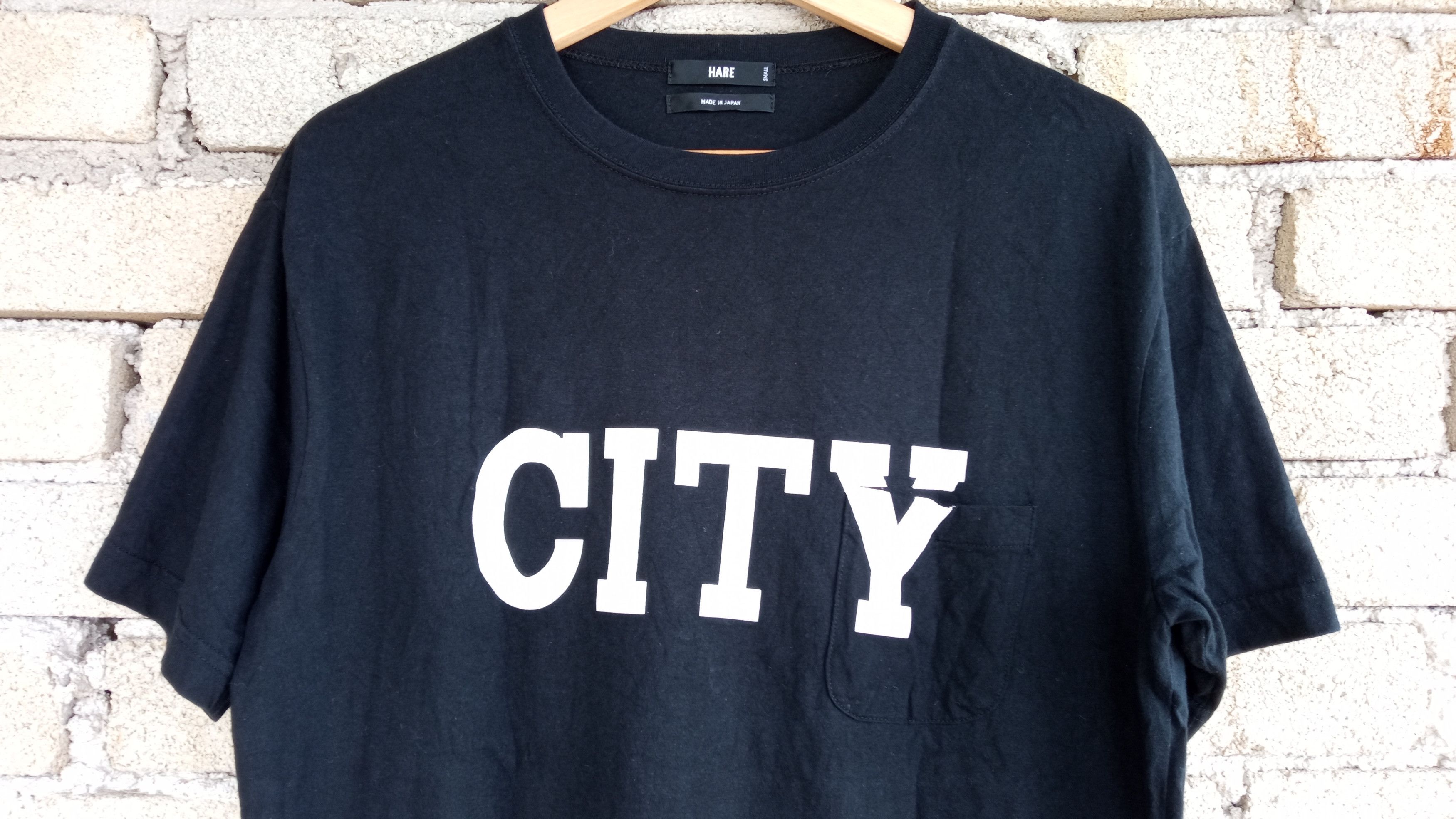 HARE × Japanese Brand 🔥🔥Hare 'City' Spell Out Small Pocket T-Shirt Size US S / EU 44-46 / 1 - 7 Thumbnail