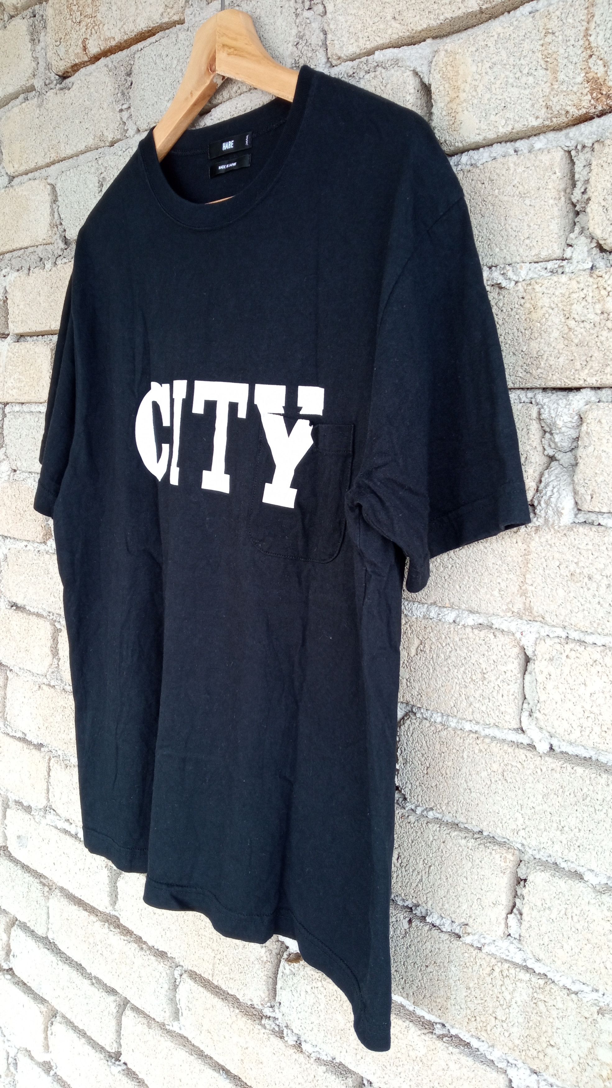 HARE × Japanese Brand 🔥🔥Hare 'City' Spell Out Small Pocket T-Shirt Size US S / EU 44-46 / 1 - 6 Thumbnail