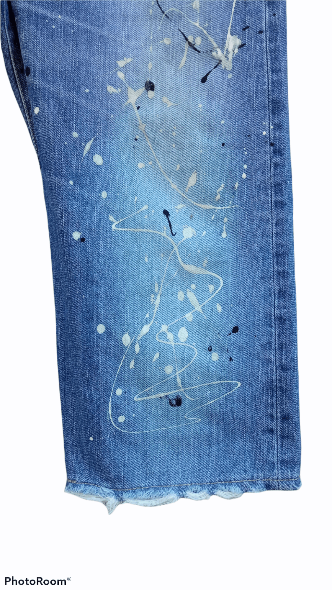 Edwin × Japanese Brand × Vintage 🔥🔥Edwin Paint Splatter 3Q Shorts Pants Selvedge Jeans Size US 32 / EU 48 - 8 Thumbnail