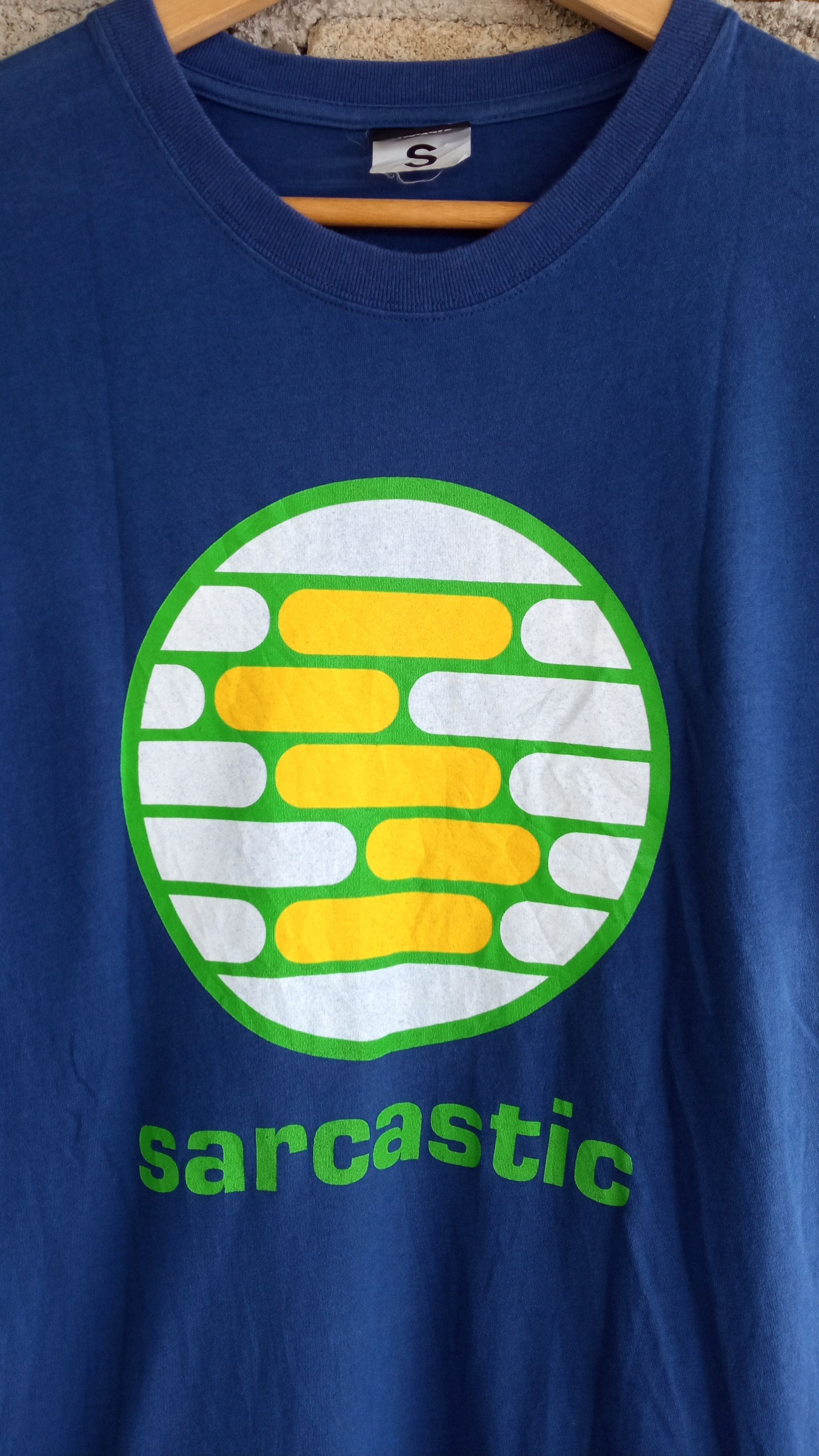 Japanese Brand × Vintage 🔥🔥Sarcastic Spell Out Logo T-Shirt Size US S / EU 44-46 / 1 - 7 Thumbnail