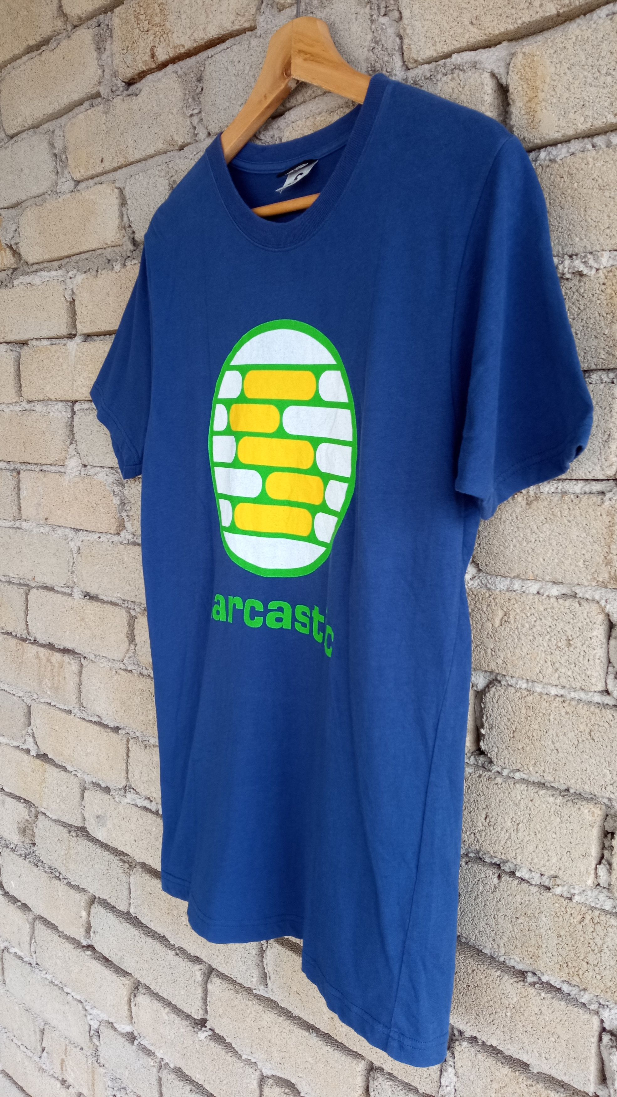 Japanese Brand × Vintage 🔥🔥Sarcastic Spell Out Logo T-Shirt Size US S / EU 44-46 / 1 - 6 Thumbnail
