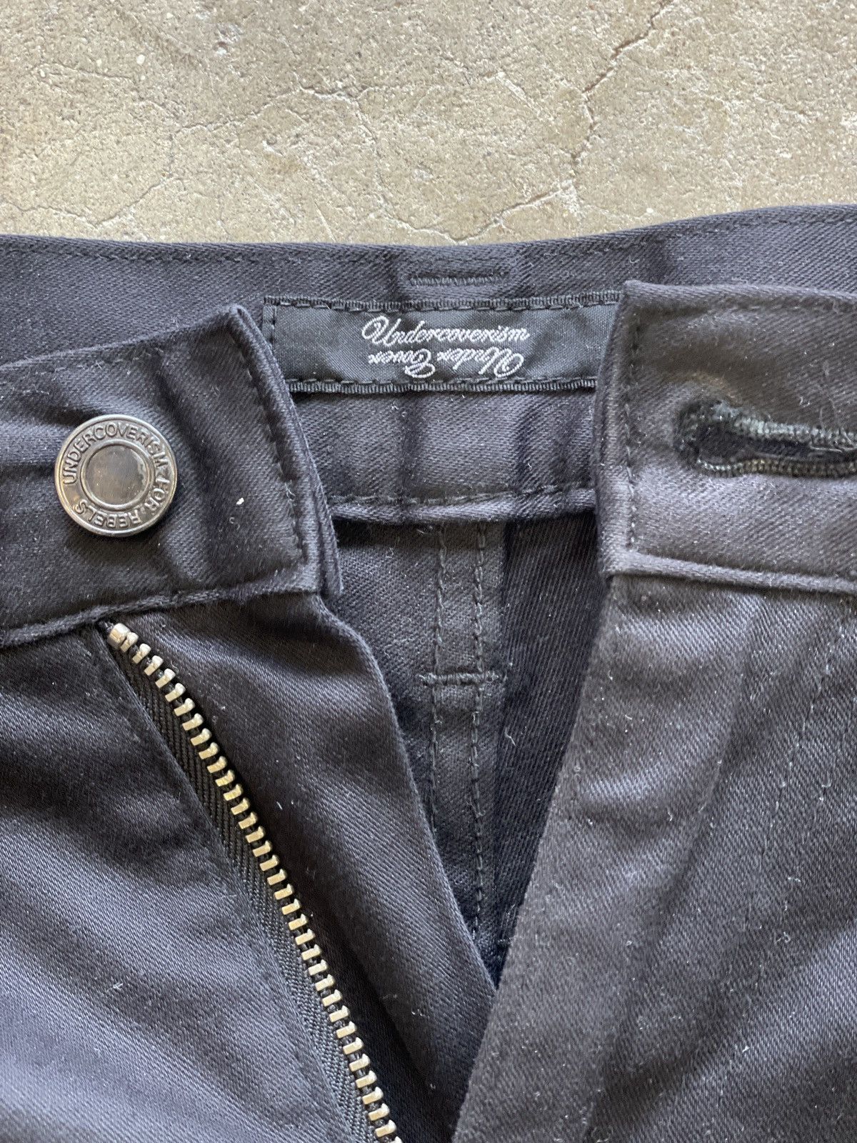Undercover Undercover Black Cotton jeans Size US 28 / EU 44 - 3 Thumbnail