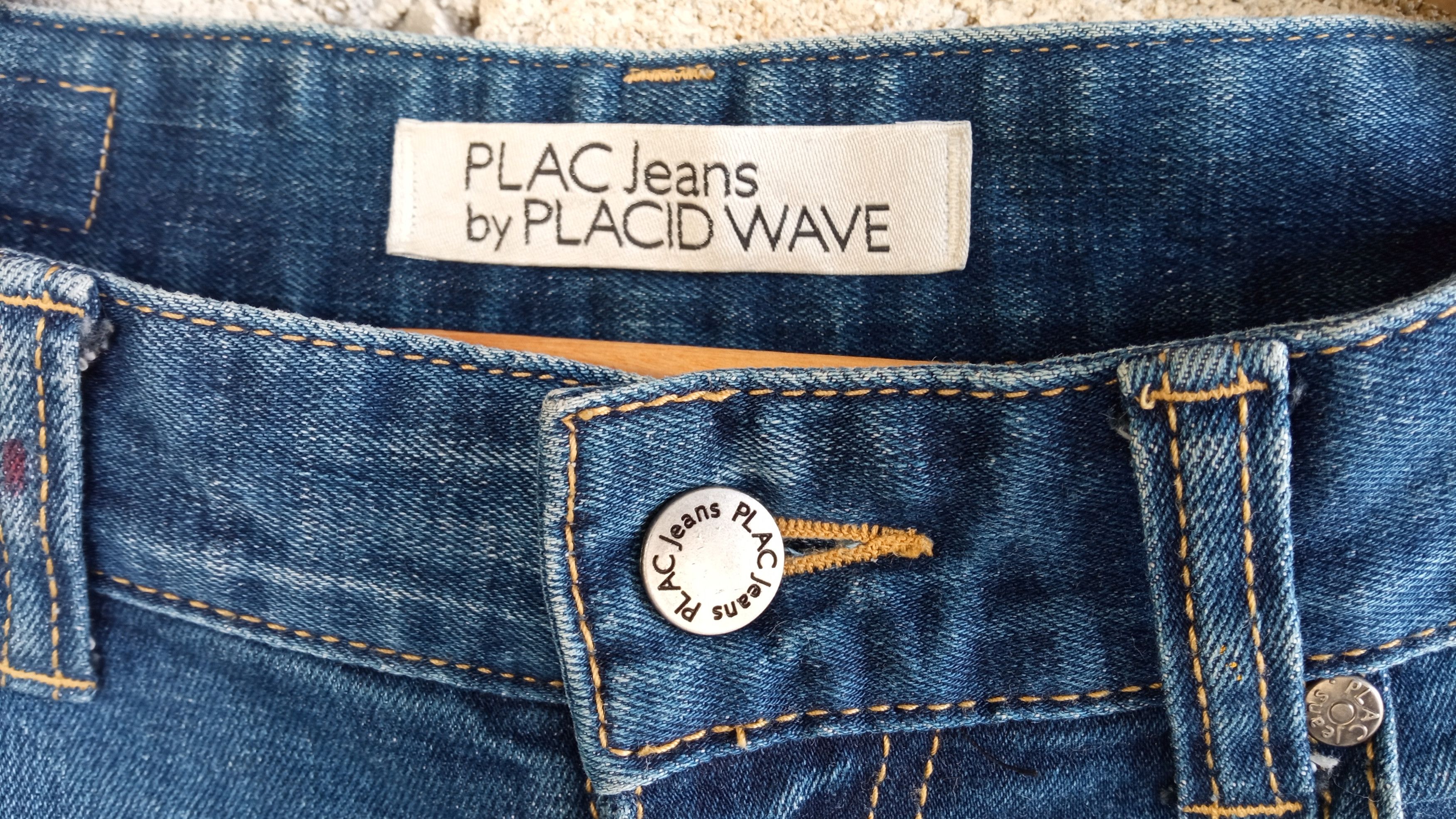 Japanese Brand × PLAC 🔥🔥Plac Jeans Distressed Jeans Denim by Placid Wave Size US 30 / EU 46 - 11 Thumbnail
