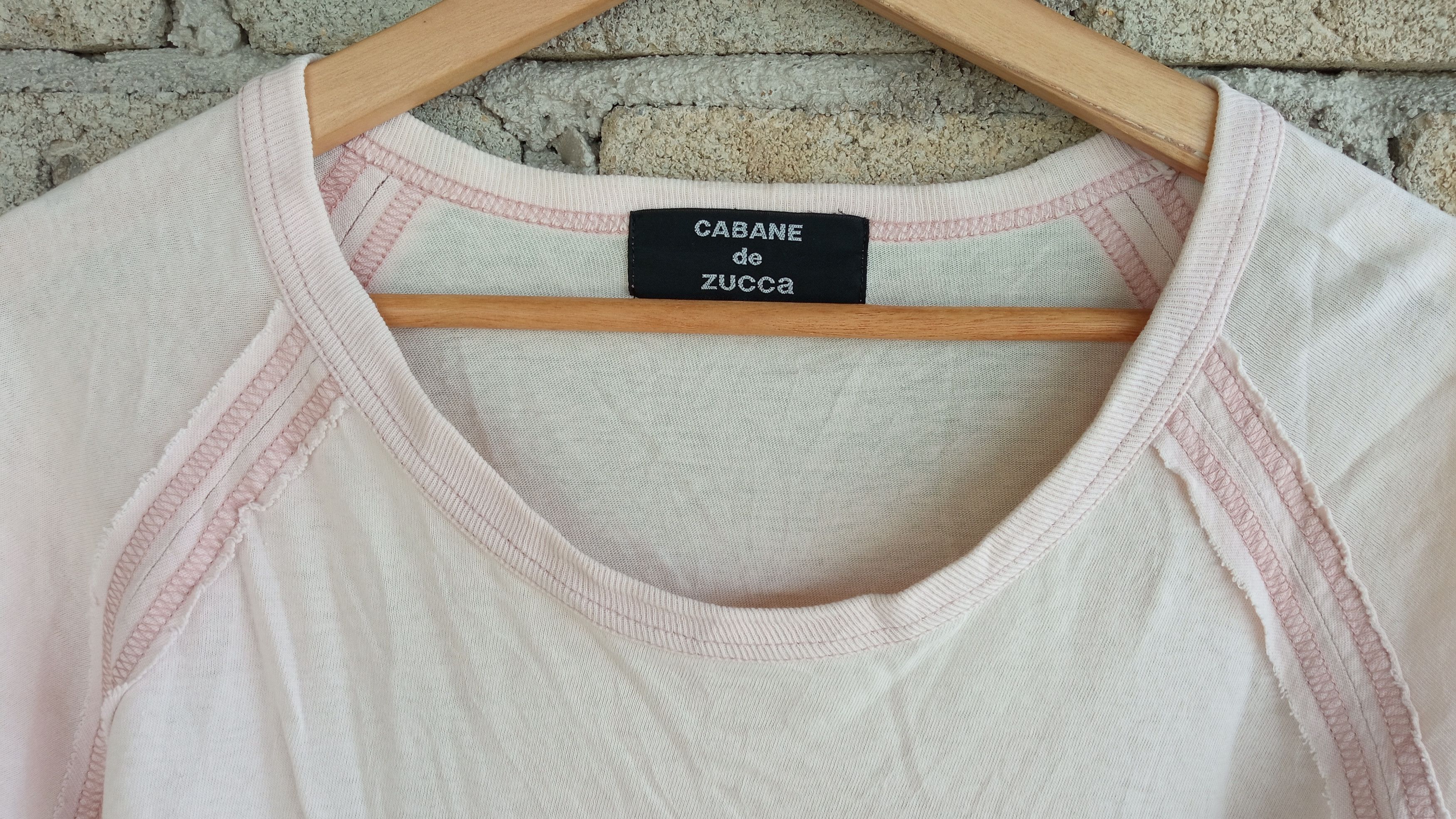 CABANE de ZUCCa × Issey Miyake × Japanese Brand 🔥🔥Vintage Issey Miyake Cabane de Zucca Plain T-Shirt Size US M / EU 48-50 / 2 - 8 Thumbnail