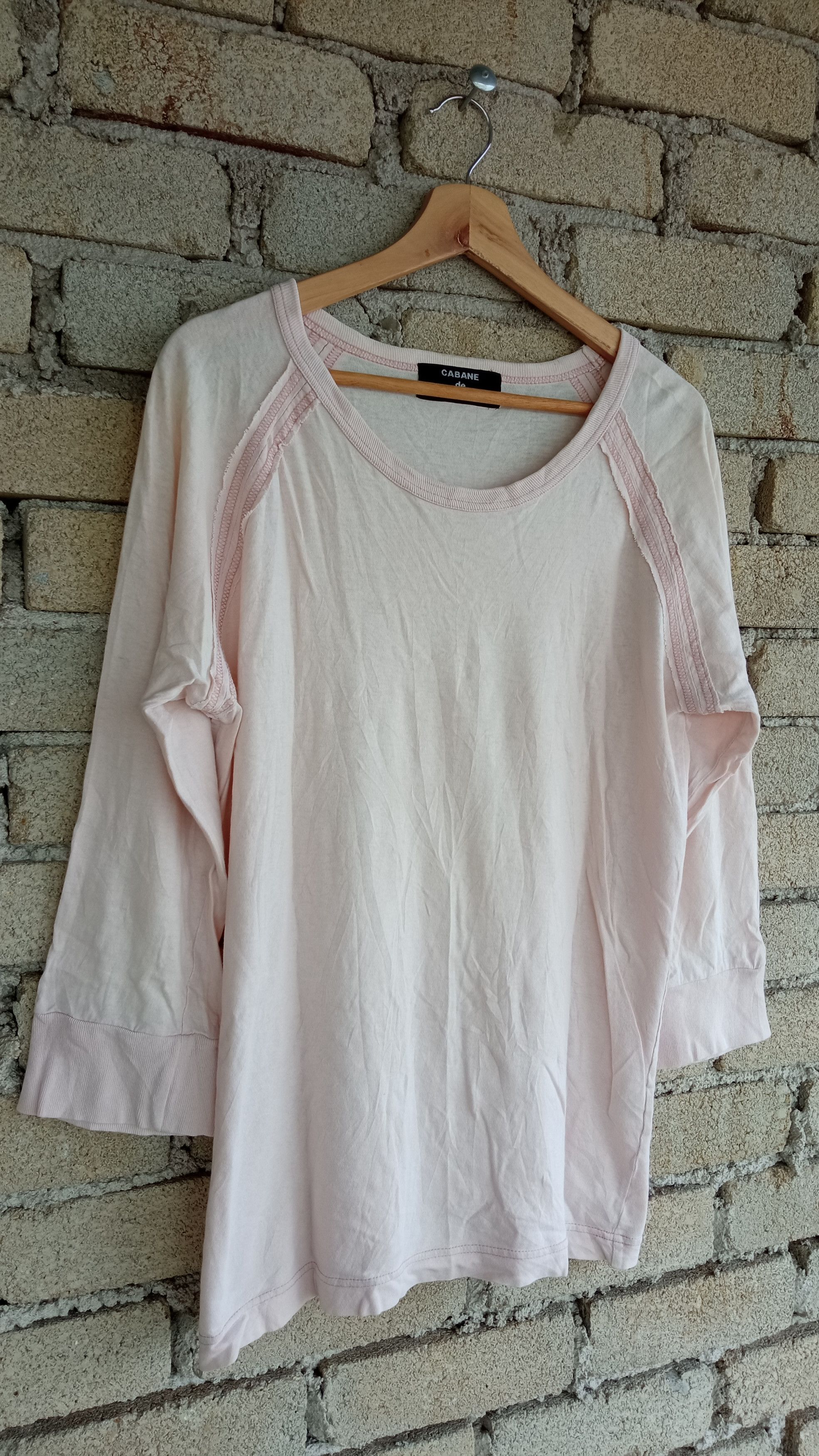 CABANE de ZUCCa × Issey Miyake × Japanese Brand 🔥🔥Vintage Issey Miyake Cabane de Zucca Plain T-Shirt Size US M / EU 48-50 / 2 - 2 Thumbnail