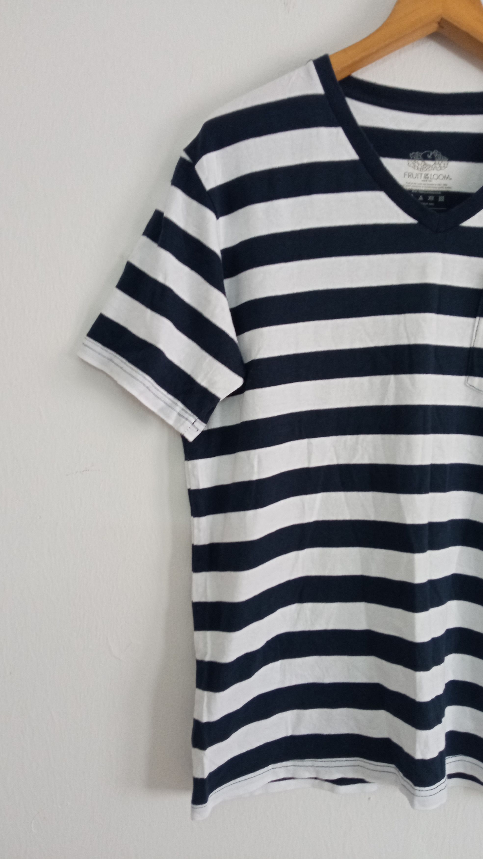 Blue Blue Japan × Japanese Brand × Vintage 🔥🔥FOTL x Blue Blue Border Striped T-Shirt Size US M / EU 48-50 / 2 - 4 Thumbnail