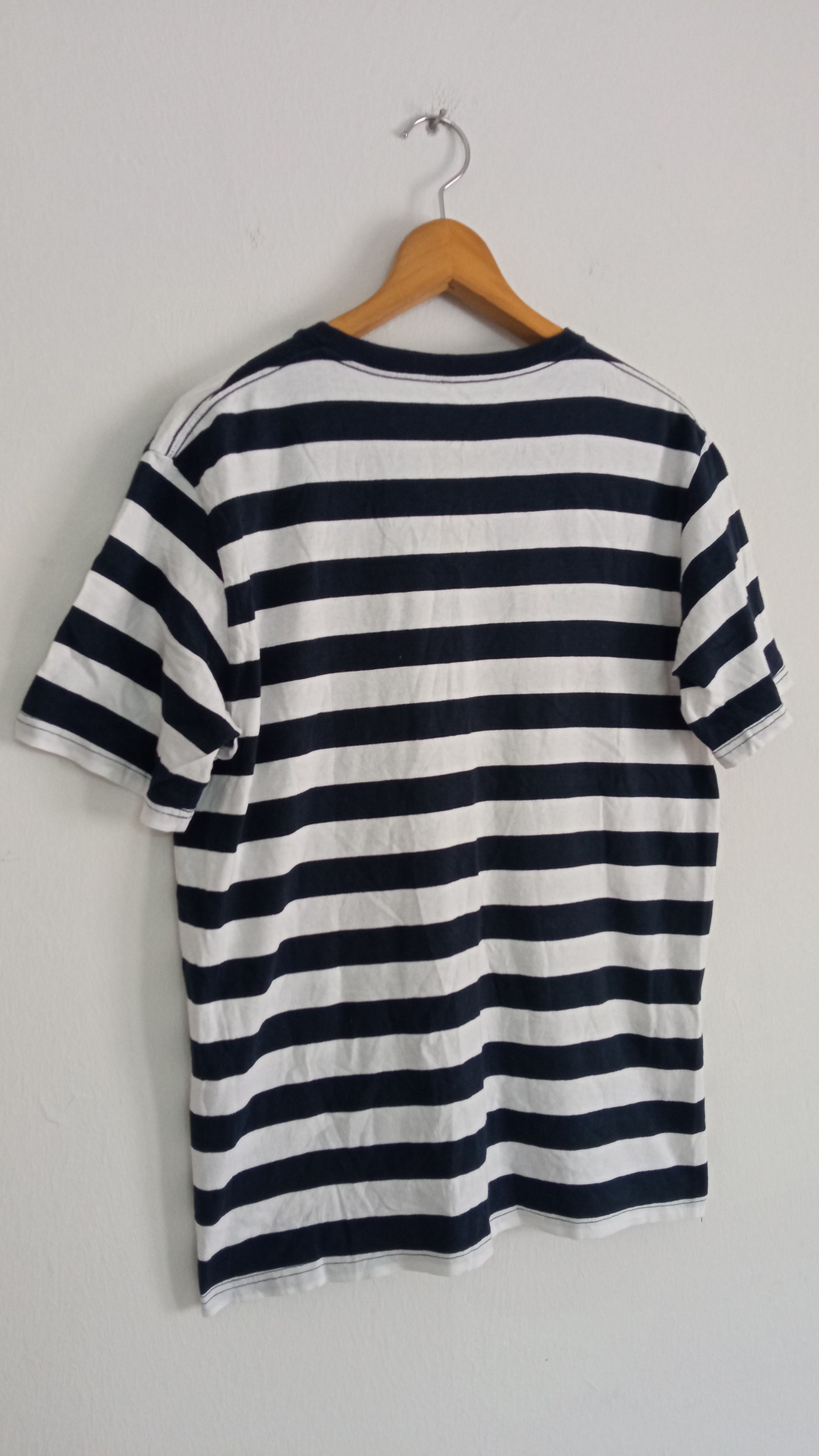 Blue Blue Japan × Japanese Brand × Vintage 🔥🔥FOTL x Blue Blue Border Striped T-Shirt Size US M / EU 48-50 / 2 - 16 Thumbnail
