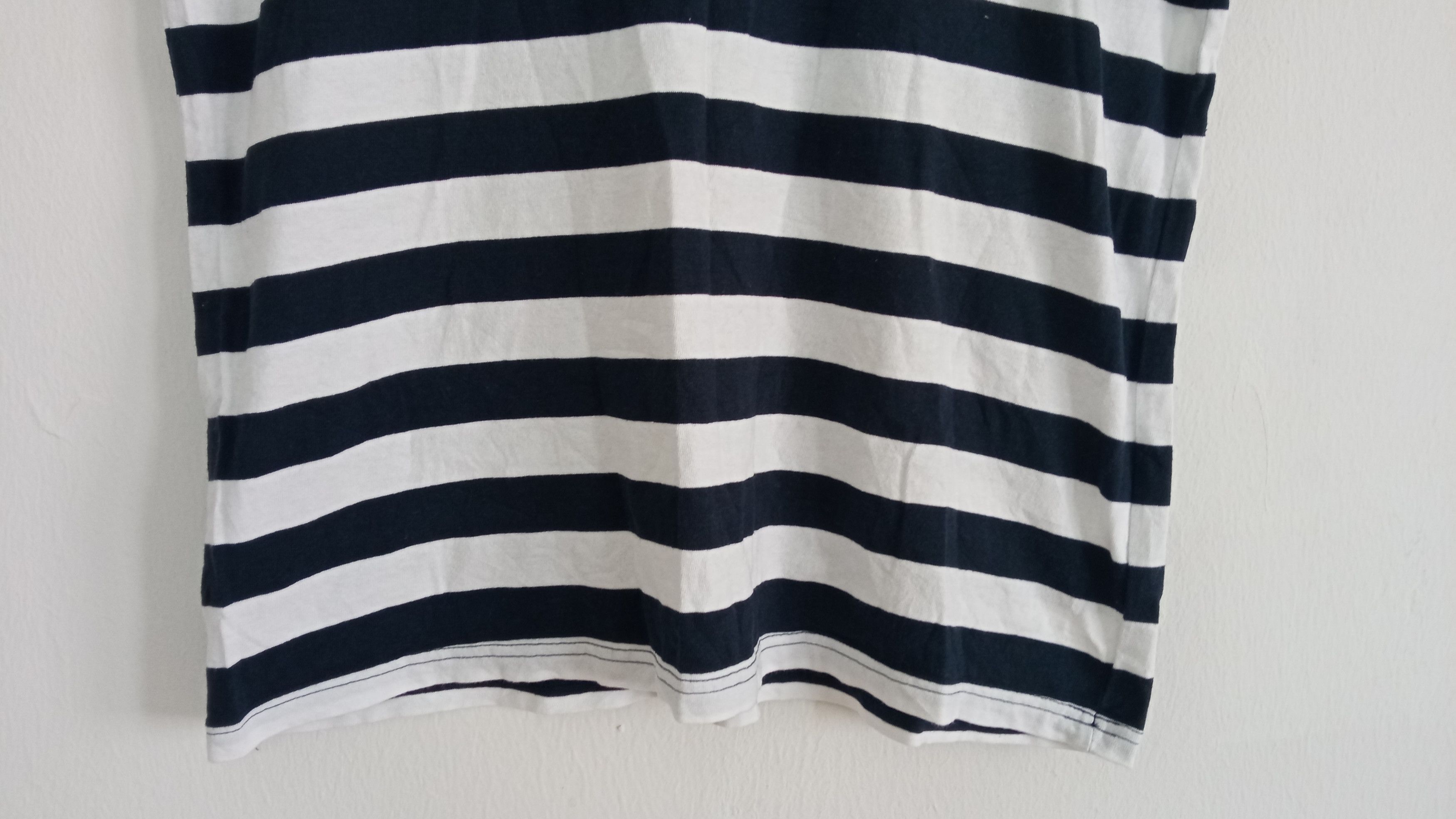 Blue Blue Japan × Japanese Brand × Vintage 🔥🔥FOTL x Blue Blue Border Striped T-Shirt Size US M / EU 48-50 / 2 - 12 Thumbnail