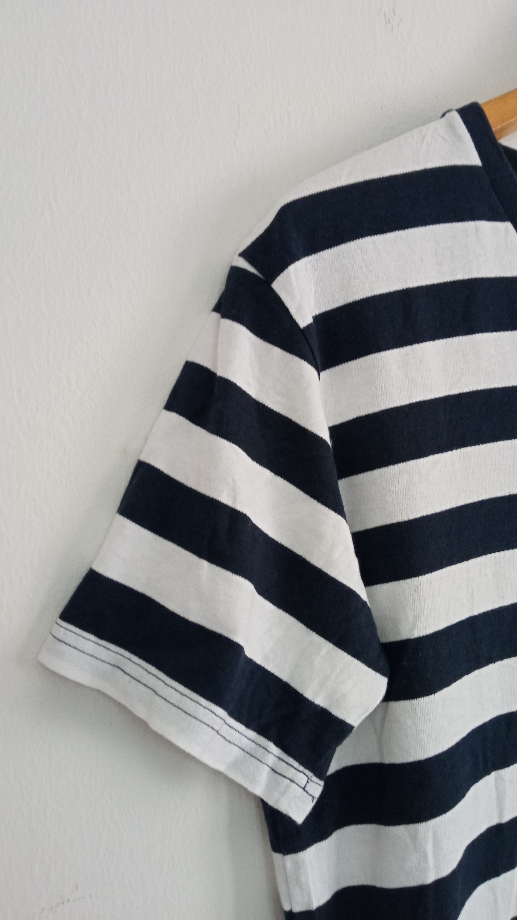 Blue Blue Japan × Japanese Brand × Vintage 🔥🔥FOTL x Blue Blue Border Striped T-Shirt Size US M / EU 48-50 / 2 - 6 Thumbnail