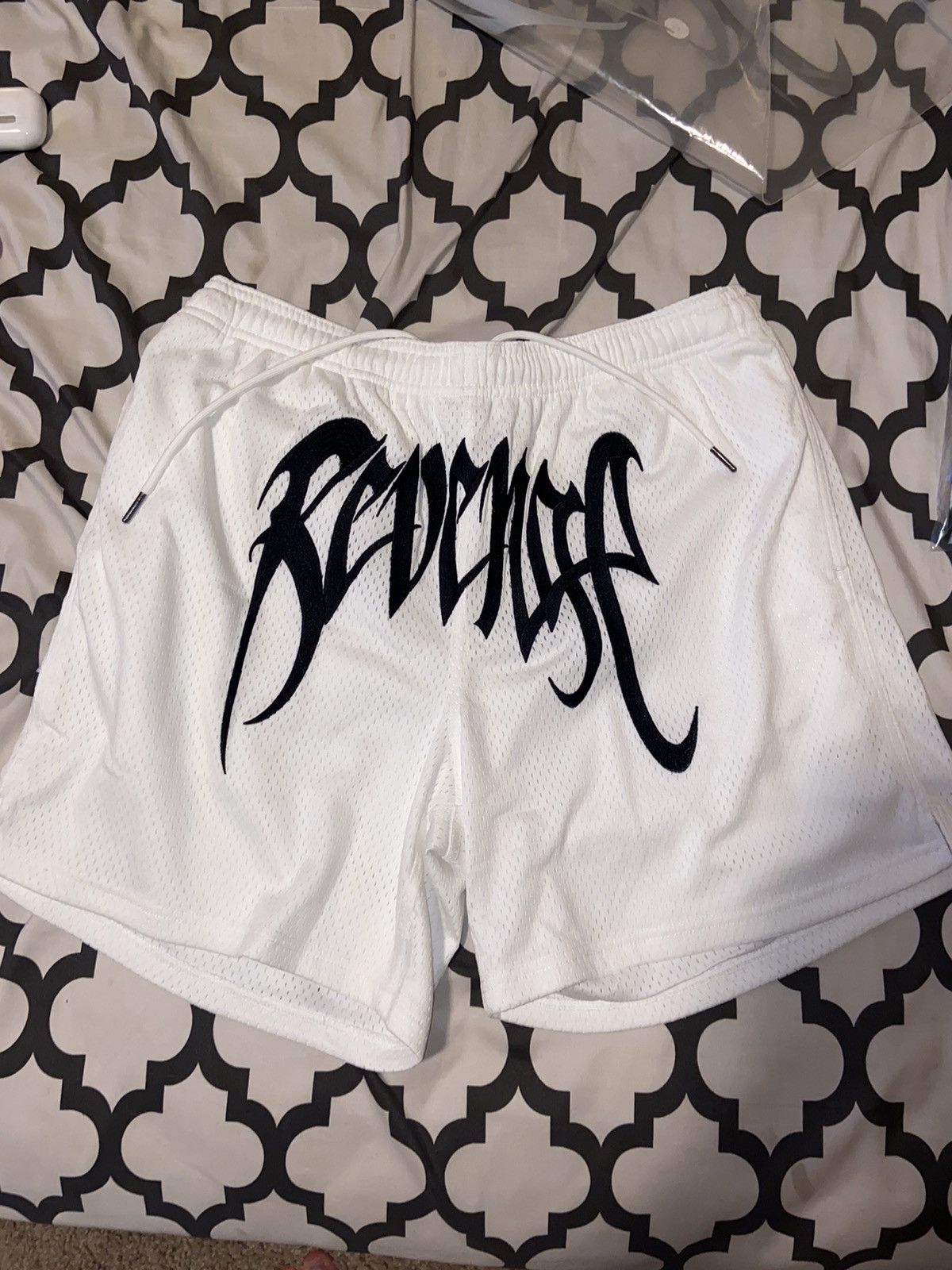 Hotsell Revenge Shorts with Embroidered Logo