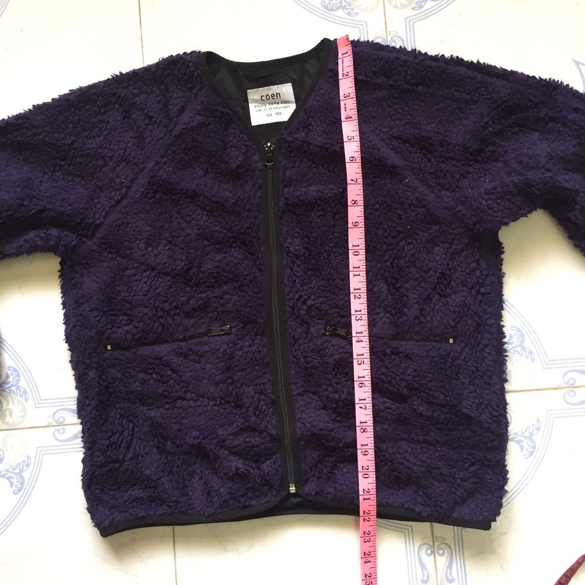 Japanese Brand Coen Deep Pile Fleece Outerwear Sweater Jacket Size US M / EU 48-50 / 2 - 14 Thumbnail