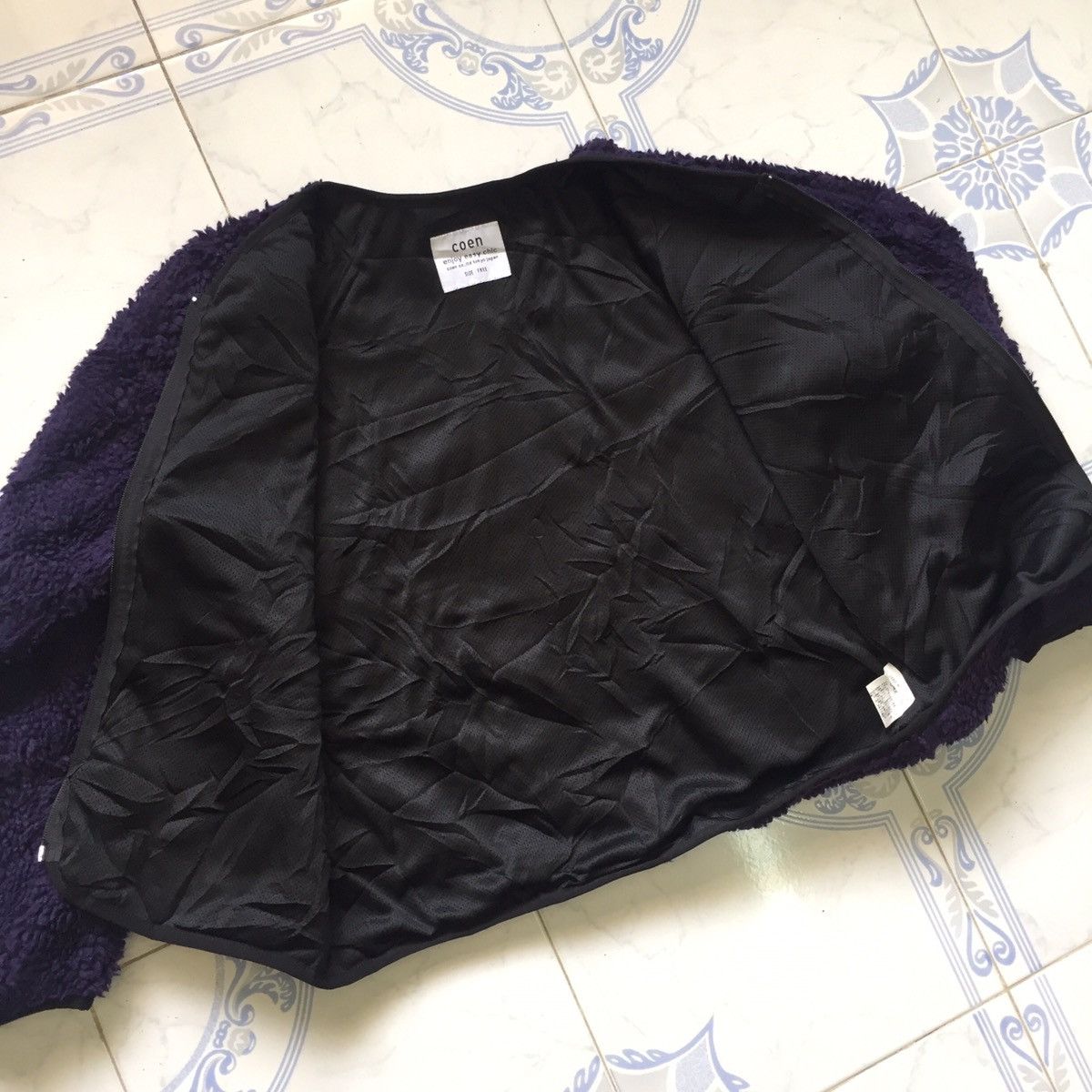 Japanese Brand Coen Deep Pile Fleece Outerwear Sweater Jacket Size US M / EU 48-50 / 2 - 7 Thumbnail