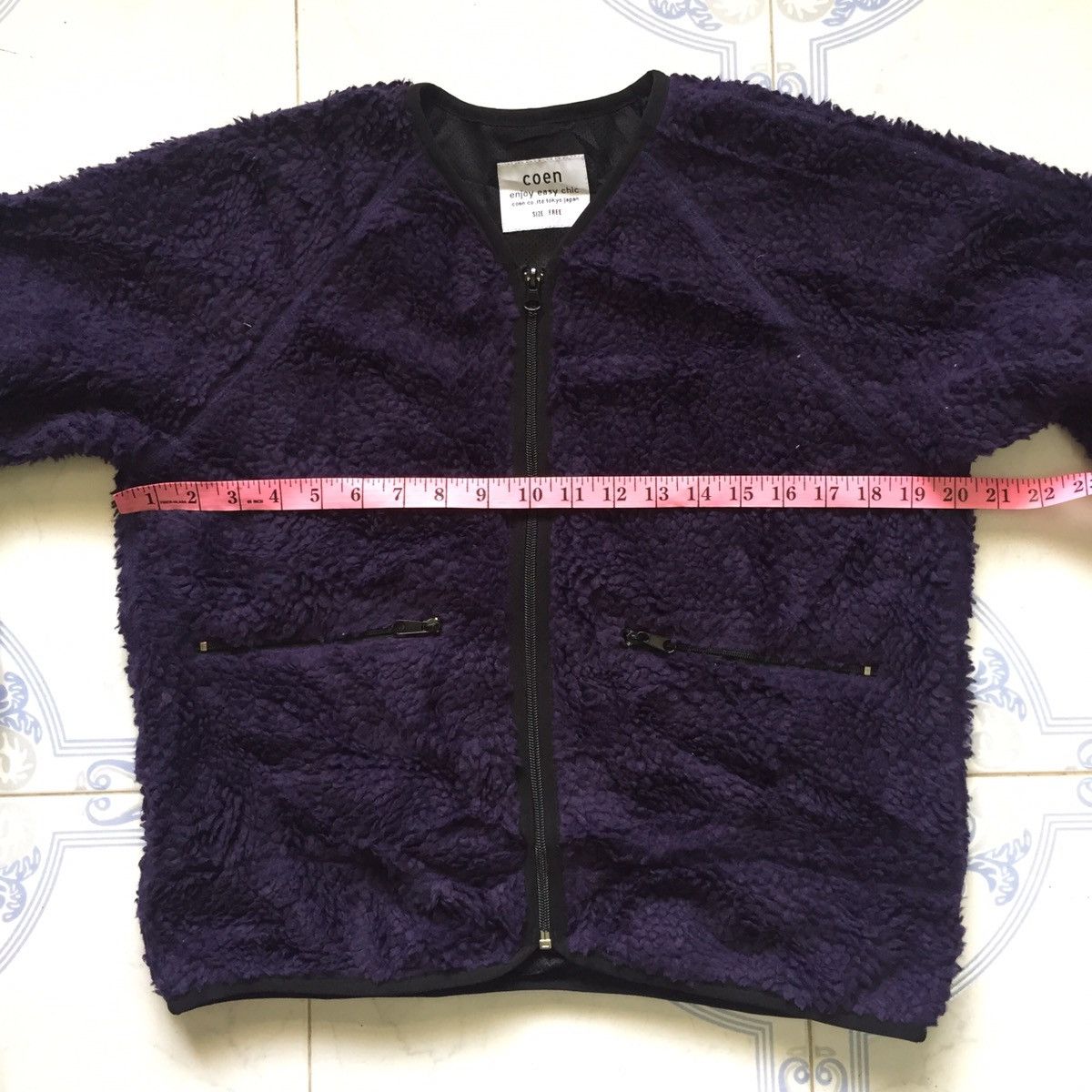 Japanese Brand Coen Deep Pile Fleece Outerwear Sweater Jacket Size US M / EU 48-50 / 2 - 13 Thumbnail