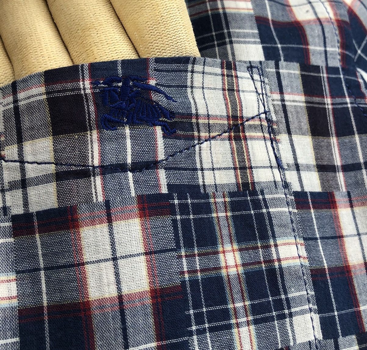 Burberry Burberry Printed Pattern Patchwork Short Sleeves Shirt Size US S / EU 44-46 / 1 - 6 Thumbnail