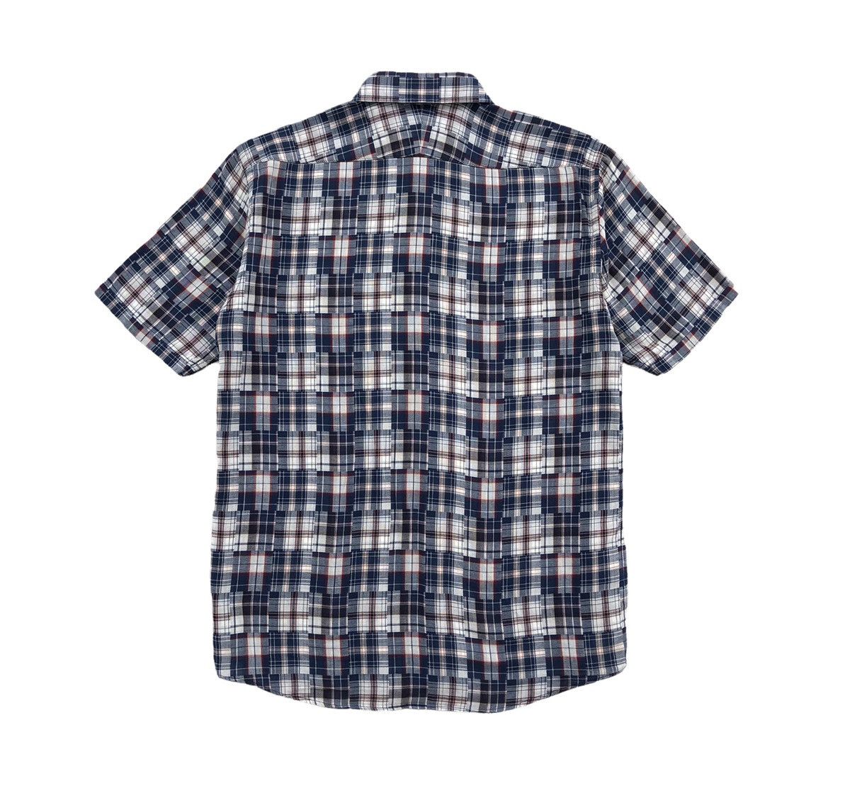 Burberry Burberry Printed Pattern Patchwork Short Sleeves Shirt Size US S / EU 44-46 / 1 - 9 Thumbnail