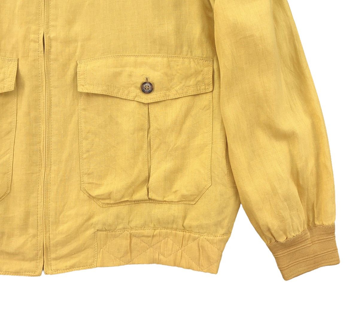 Givenchy Vintage Givenchy Gentleman Cargo Pocket Bomber Jacket Size US XL / EU 56 / 4 - 3 Thumbnail