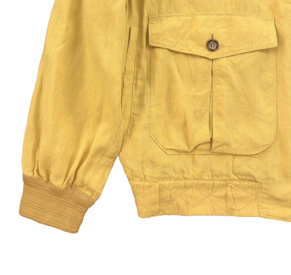 Givenchy Vintage Givenchy Gentleman Cargo Pocket Bomber Jacket Size US XL / EU 56 / 4 - 2 Thumbnail