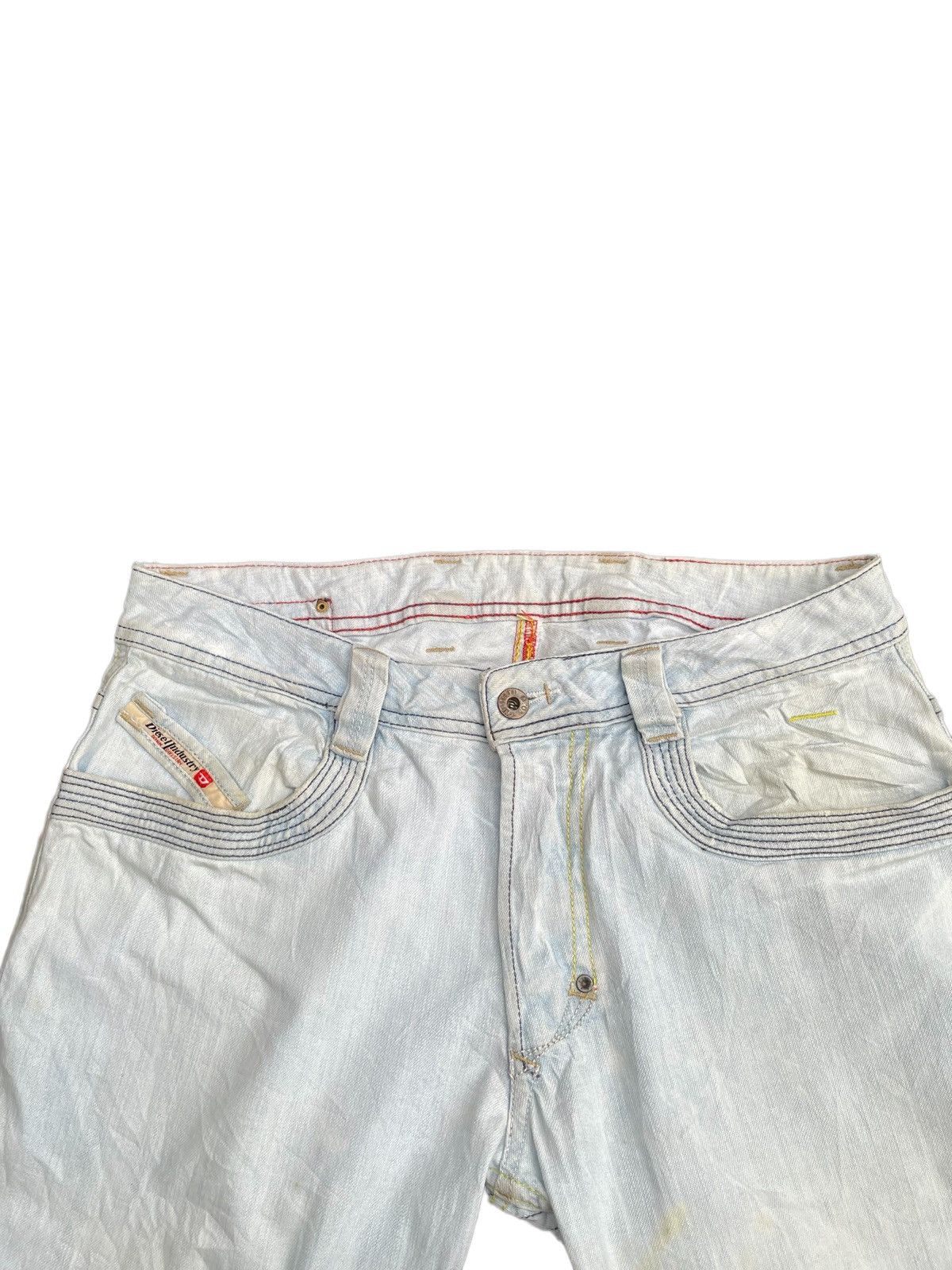 Designer STEALS Vintage Diesel Light Wash Denim Size US 33 - 7 Thumbnail