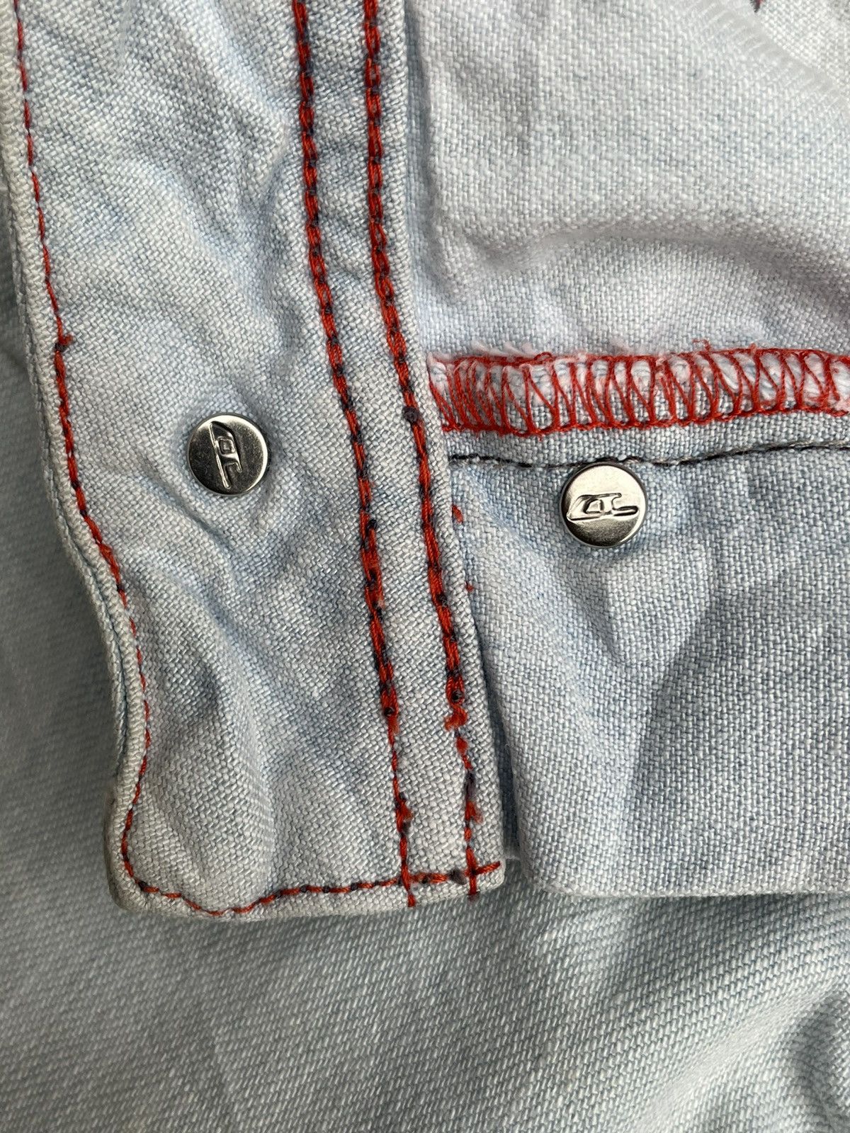 Designer STEALS Vintage Diesel Light Wash Denim Size US 33 - 18 Thumbnail