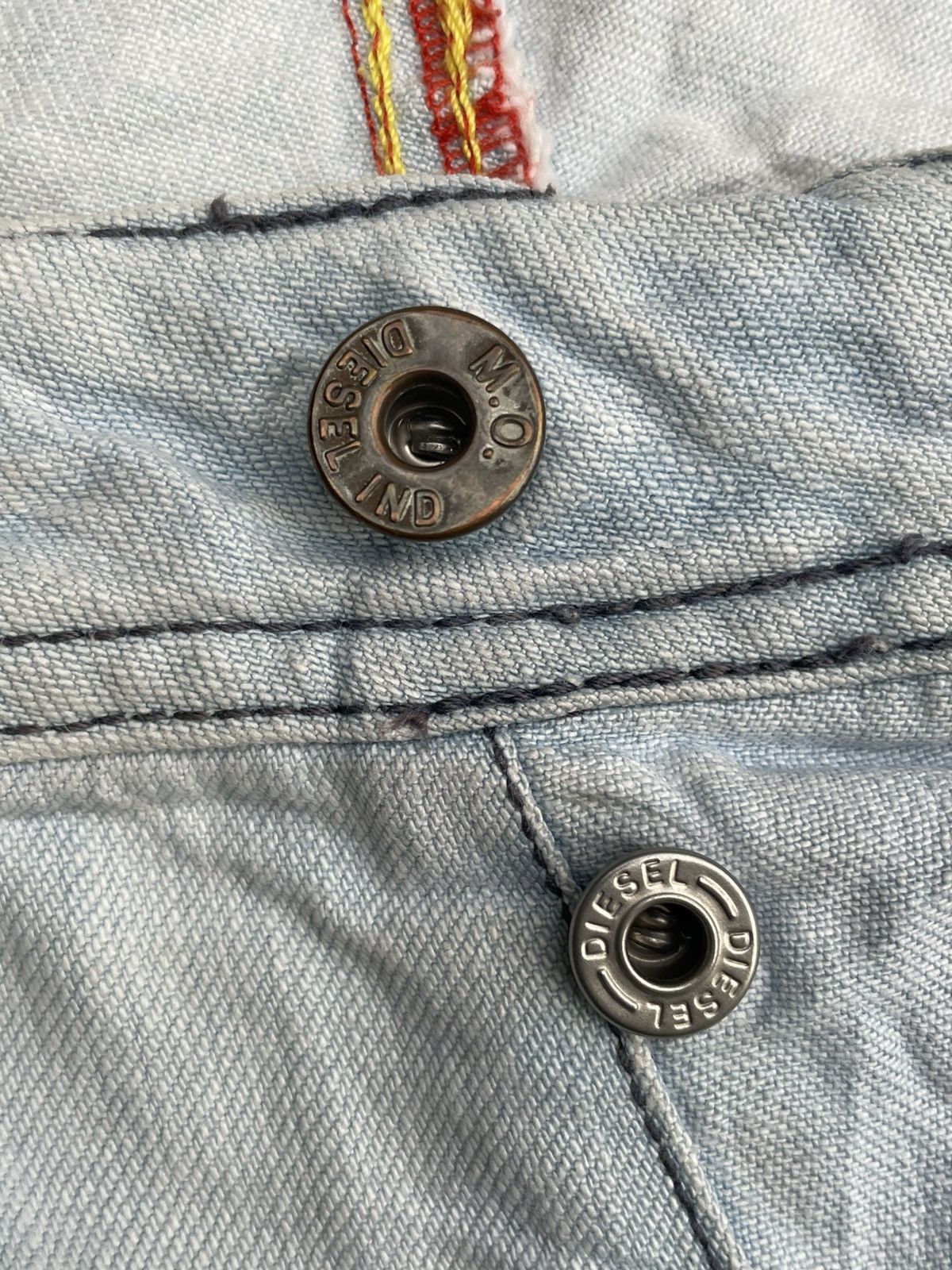 Designer STEALS Vintage Diesel Light Wash Denim Size US 33 - 19 Thumbnail